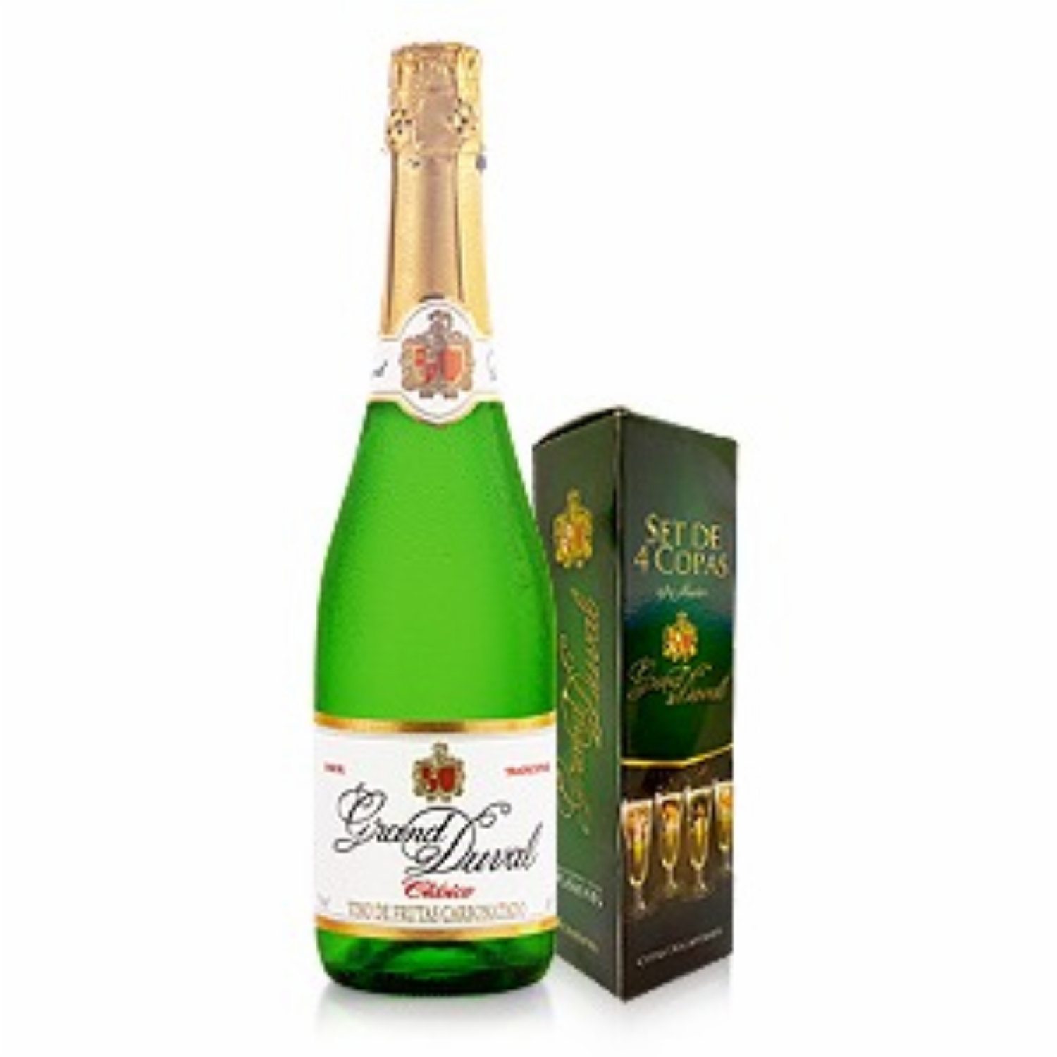 Pack De Espumante + Set Copas GRAND DUVAL 2 X 750 Ml