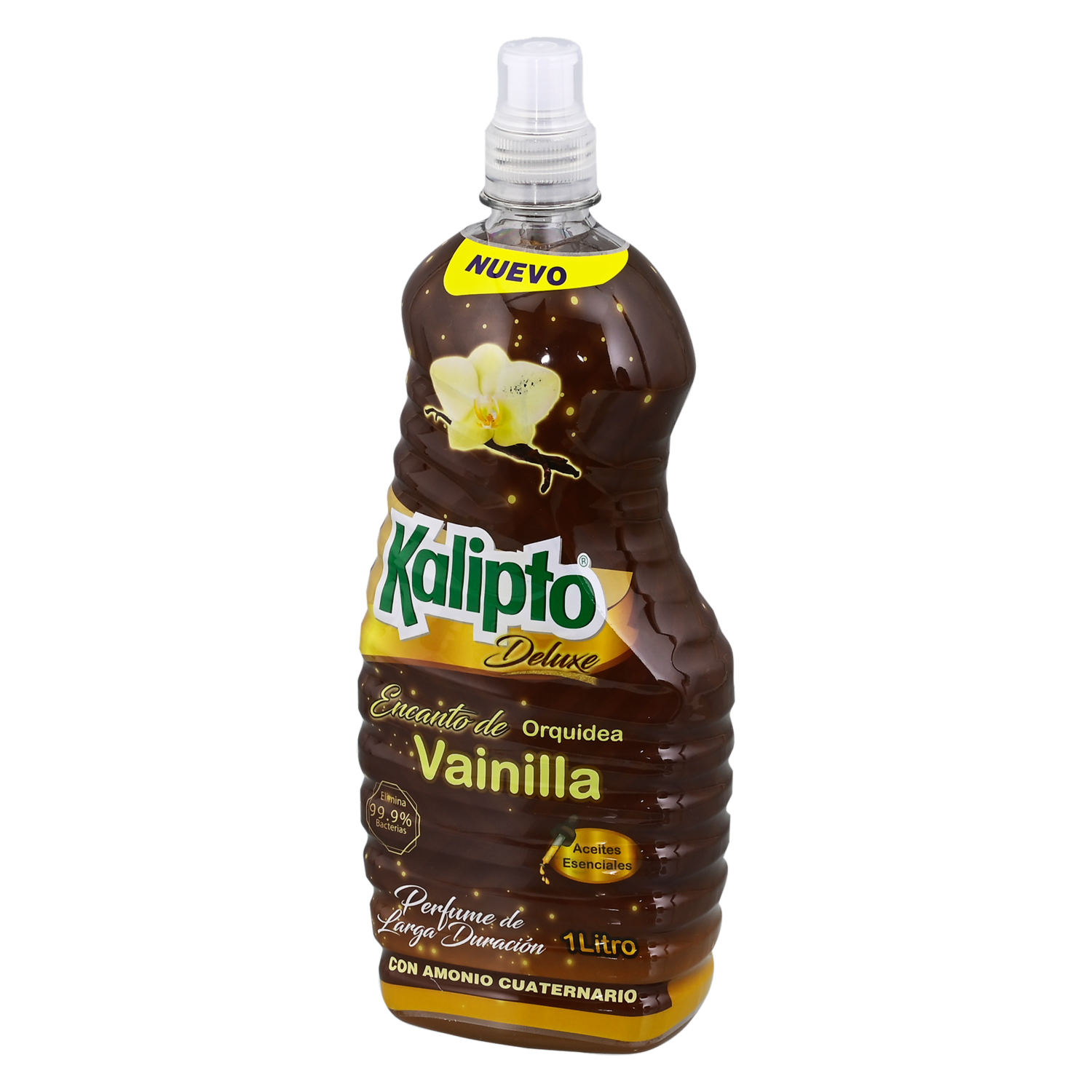 Limpiador Desinfectante Con Amonio Cuaternario Fagancia Vainilla Con Aceites Escenciales KALIPTO 1000 Ml