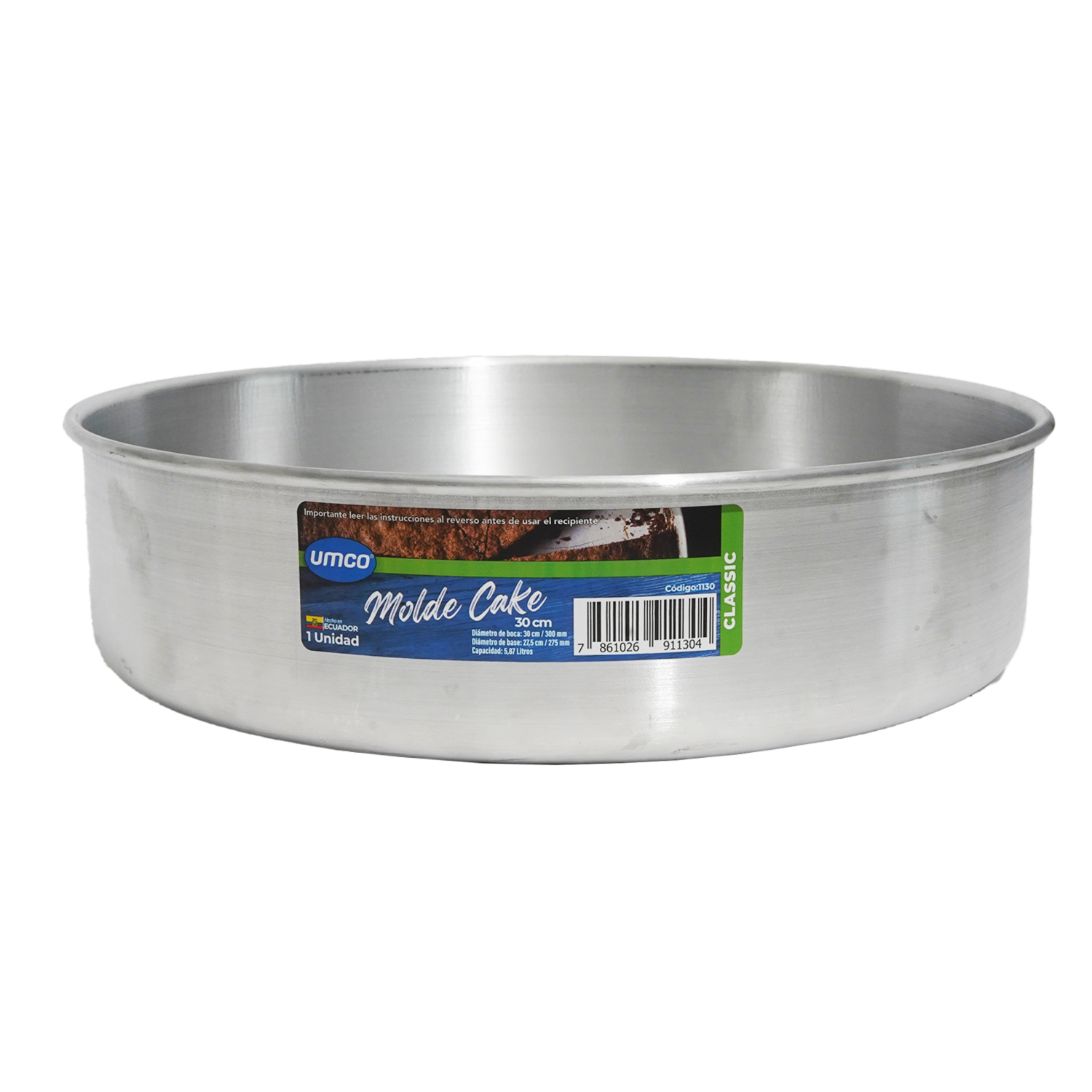 Molde Cake Plano UMCO 30 Cm