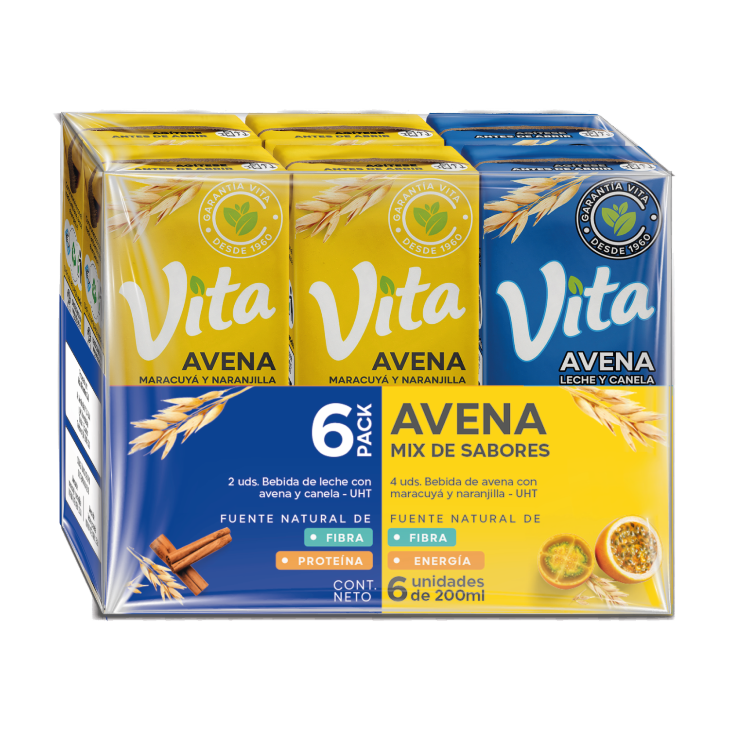 Bebida De Avena Surtido VITA 6 X 200 ml