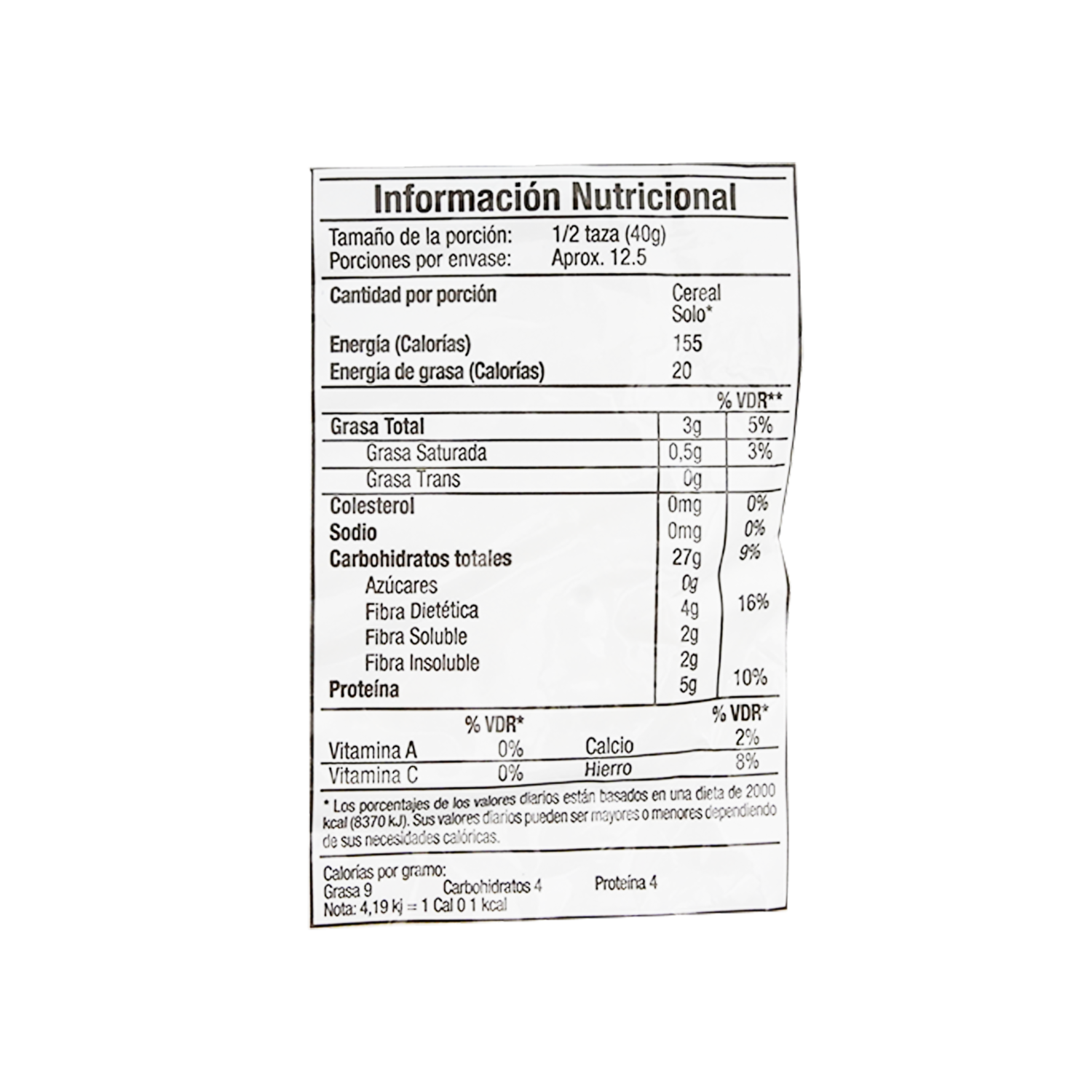 Avena Natural QUAKER Funda