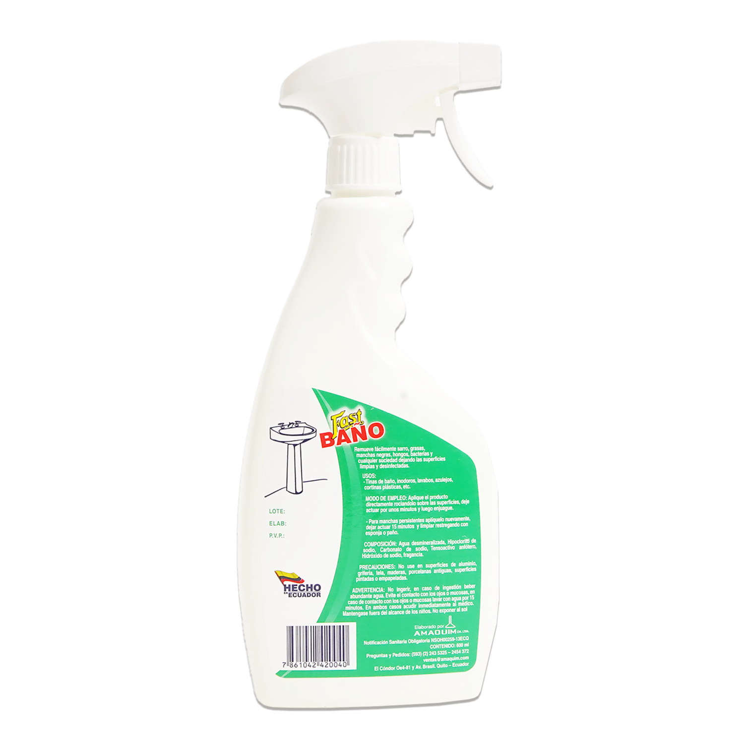 Limpiador Para Baño FAST 600 Ml