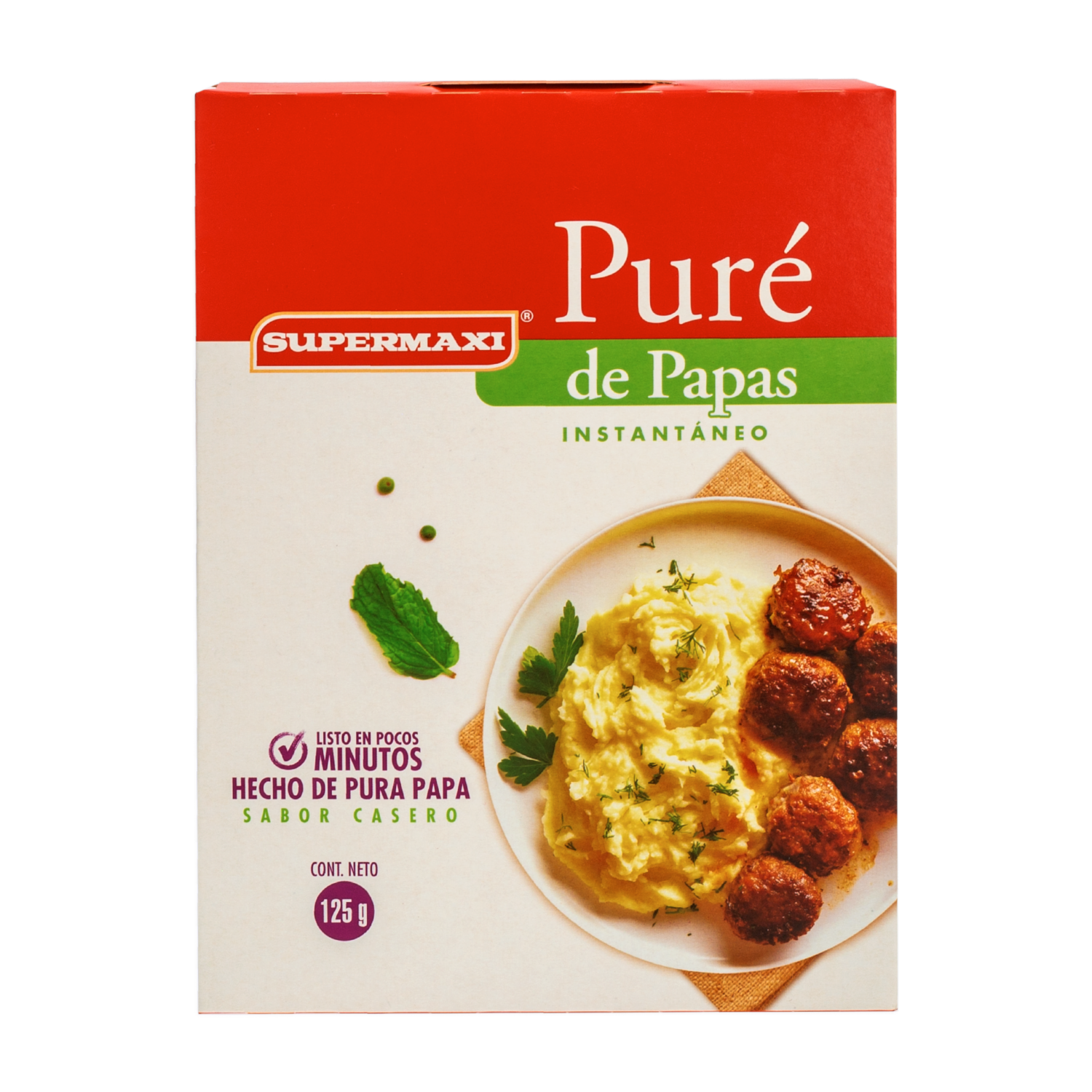 Puré De Papa Instantáneo SUPERMAXI 125 G