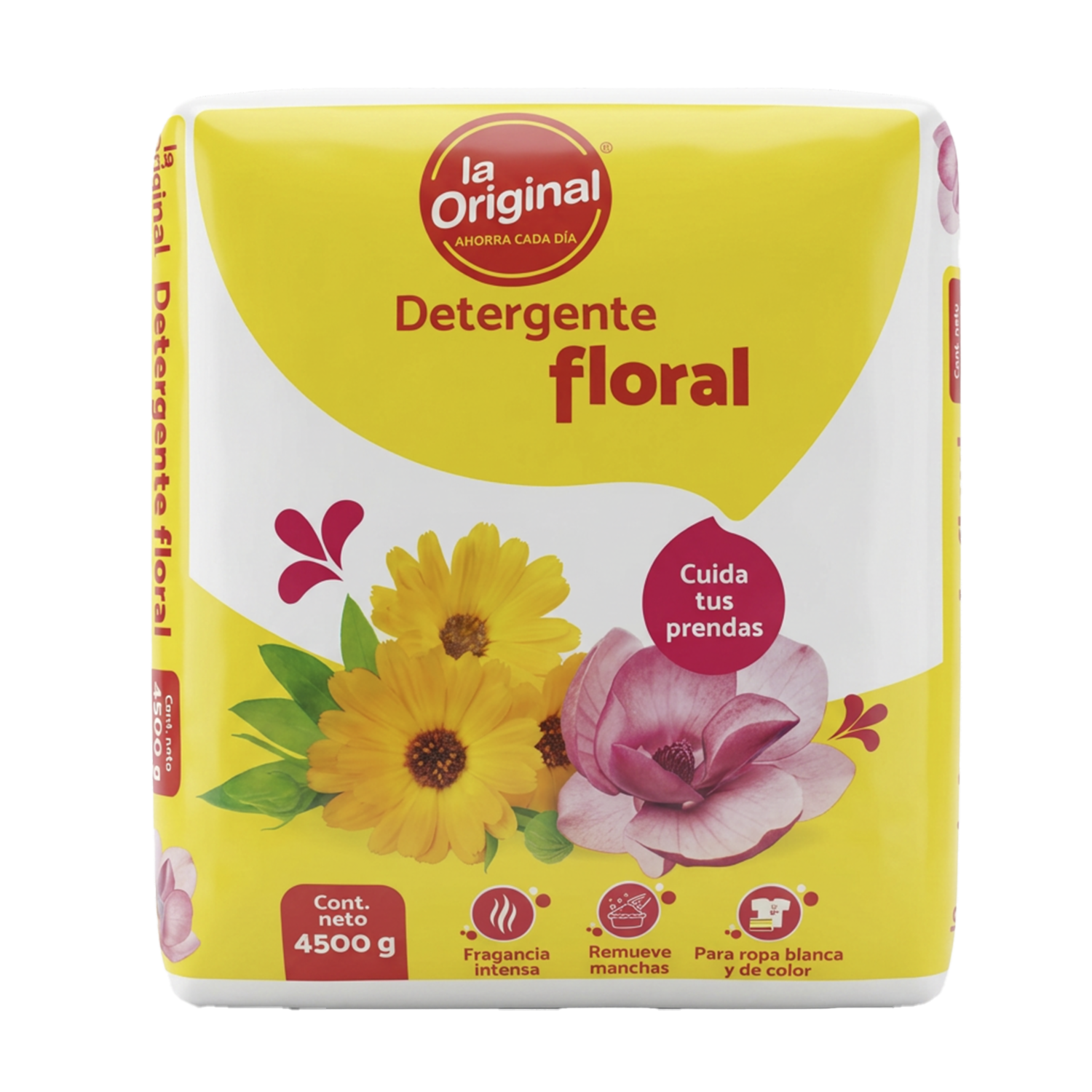 Detergente En Polvo Fragancia Floral LA ORIGINAL 4500 G