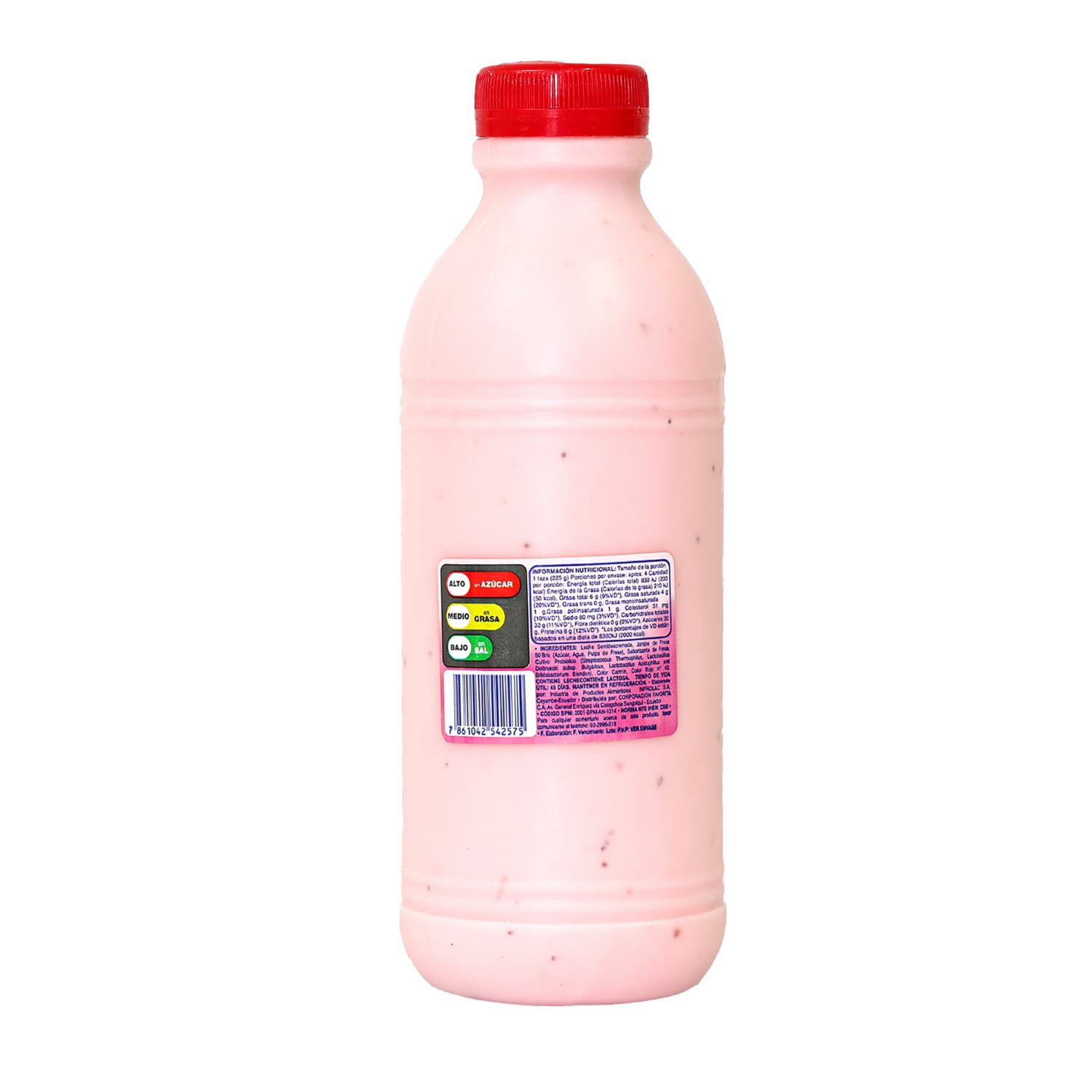 Yogurt Semidescremado Bebible Sabor A Fresa SUPERMAXI 950 G
