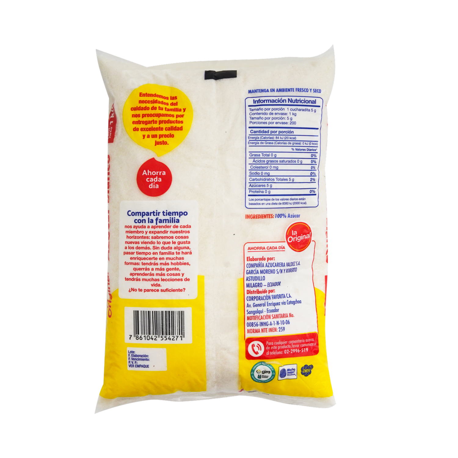 Azucar Blanca LA ORIGINAL 1000 G