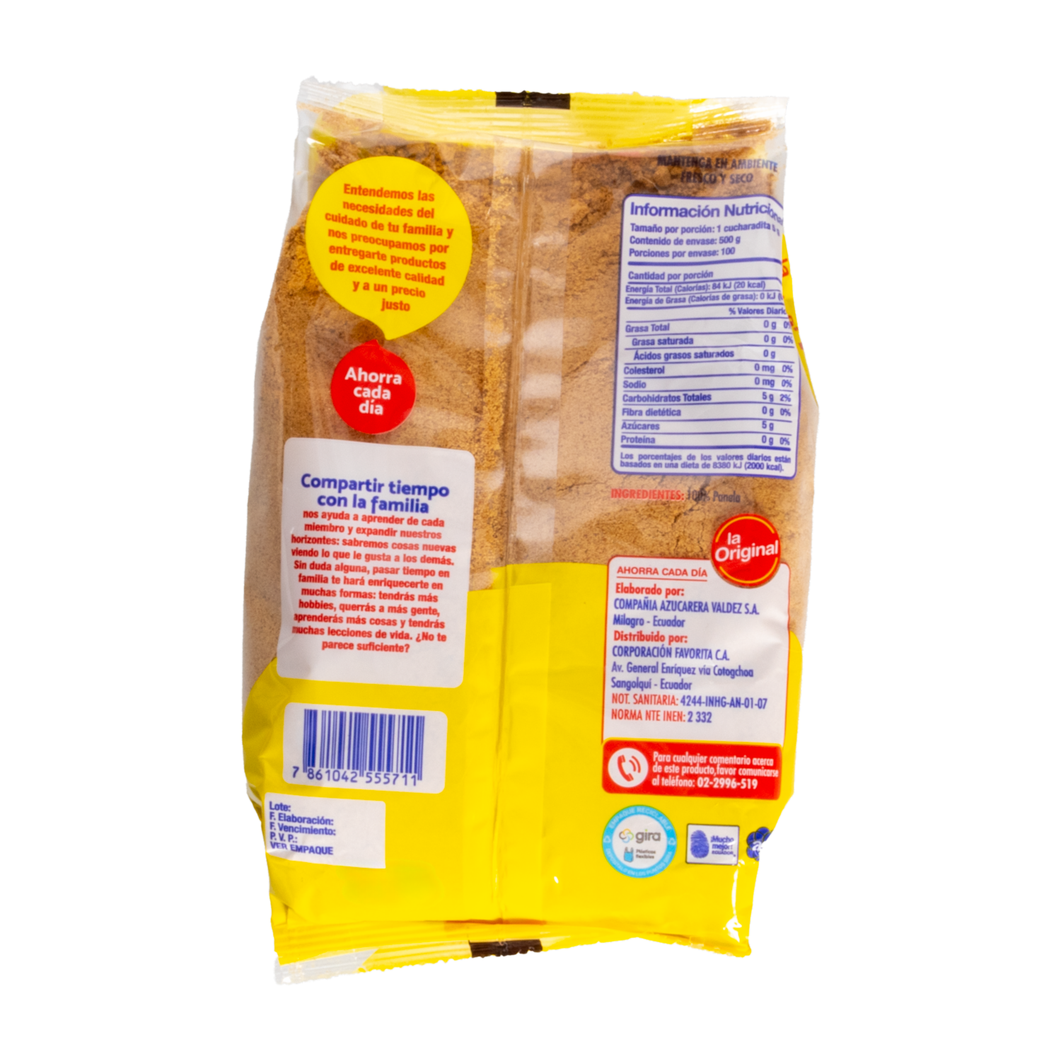 Panela Granulada LA ORIGINAL 500 G