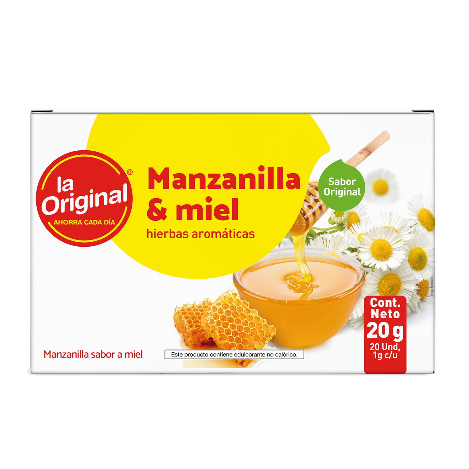 Té De Manzanilla Con Miel LA ORIGINAL 20 G
