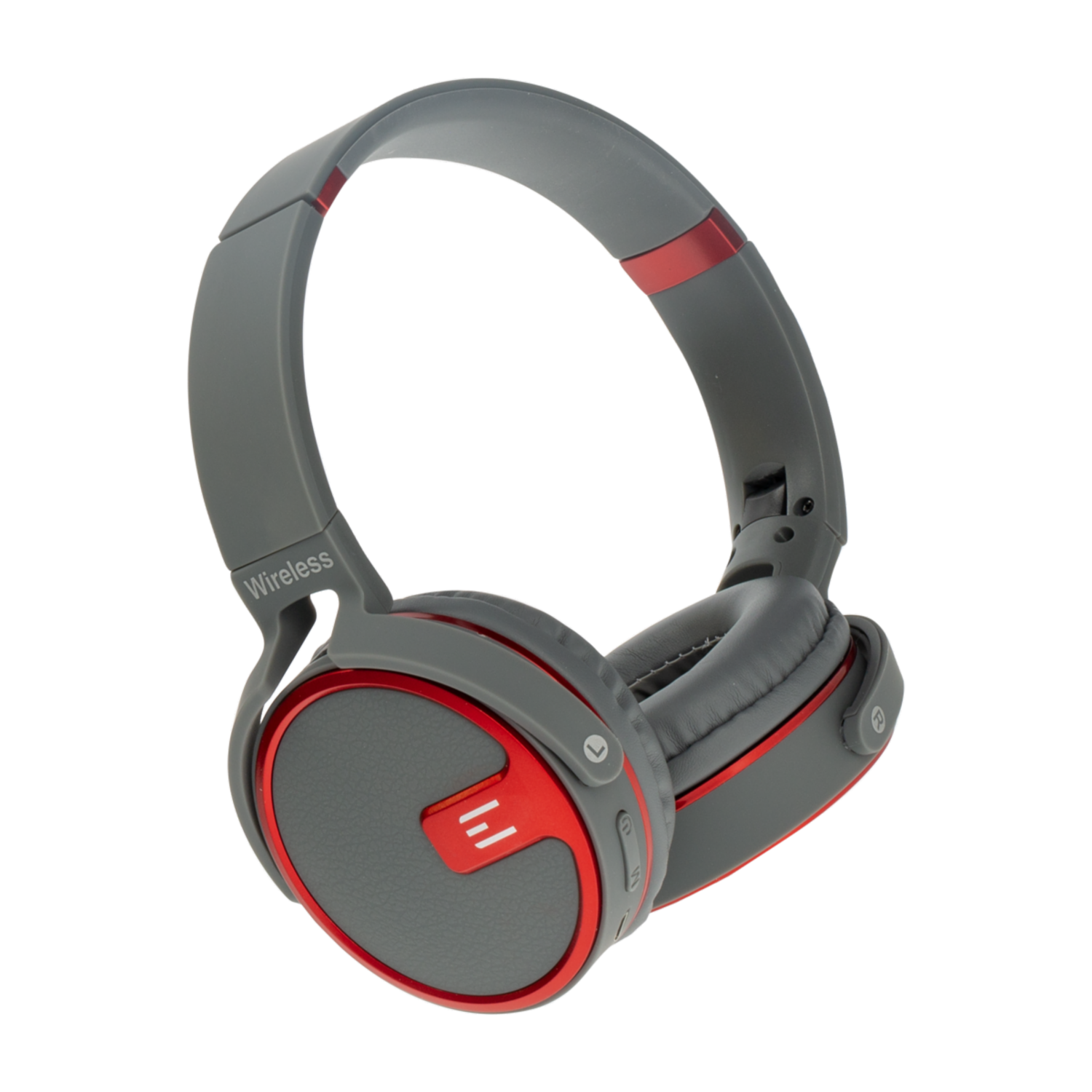 Audífonos Con Micrófono Negro Con Rojo ENGY Bluetooth