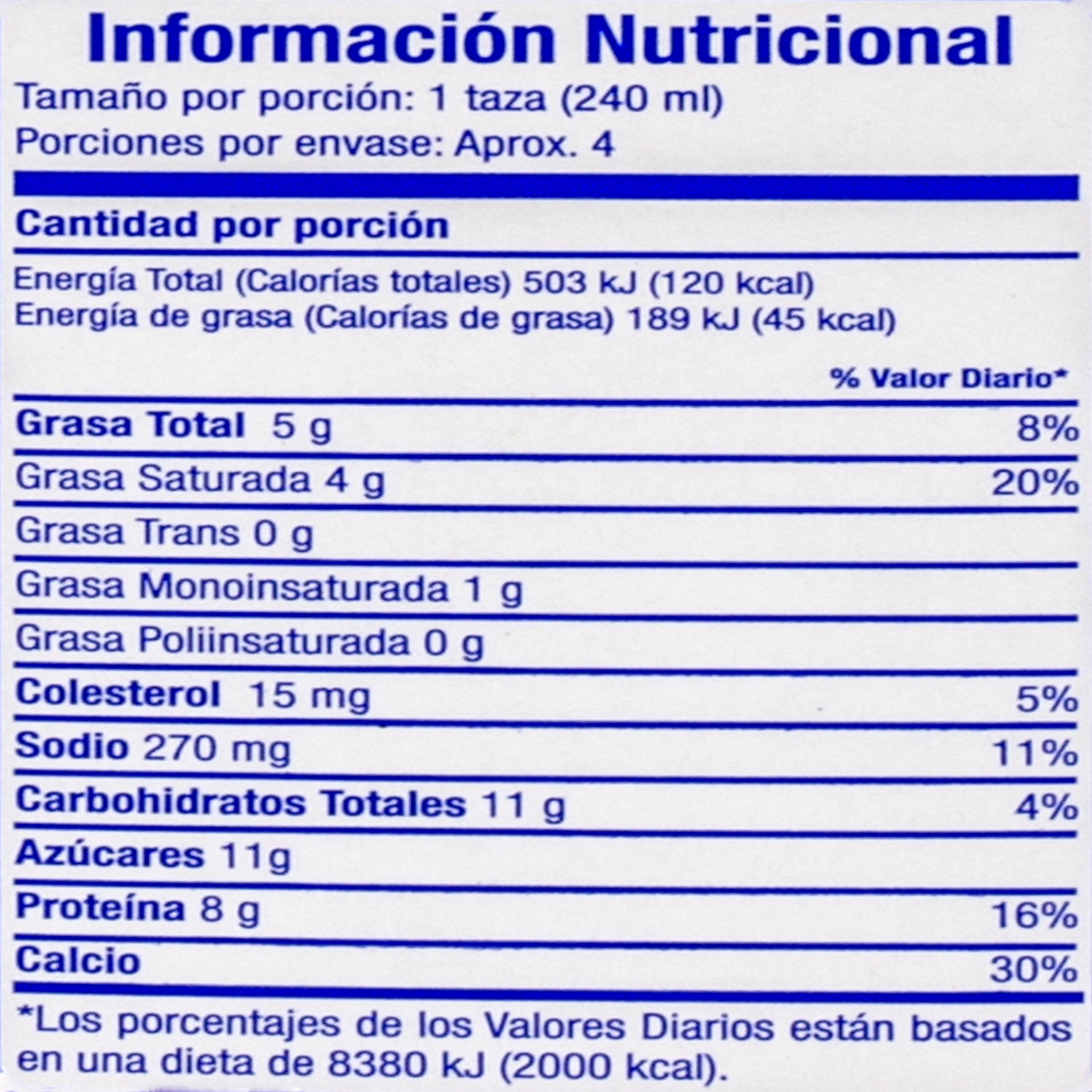Leche Semidescremada Tetrapak LA ORIGINAL 1 000 Ml