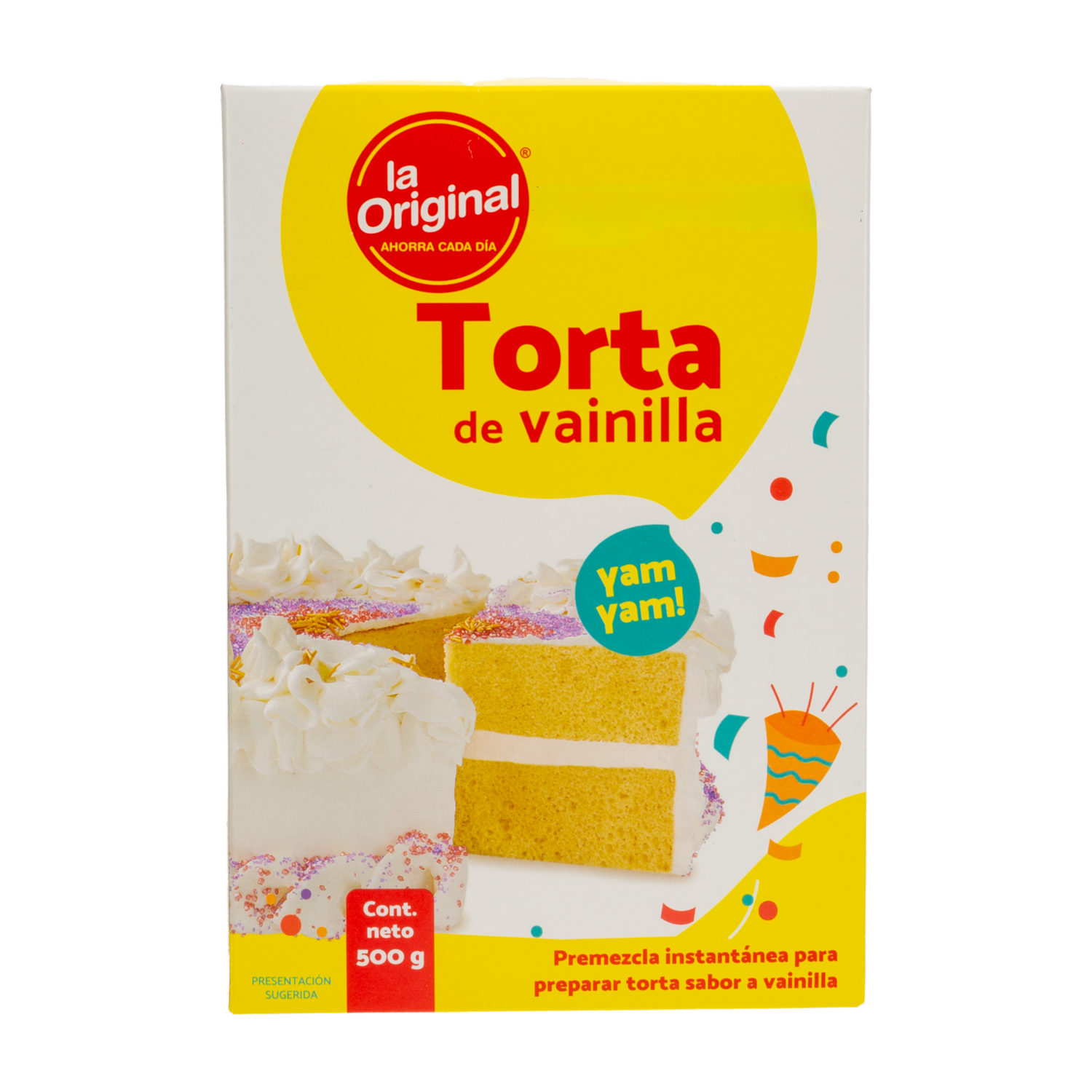 Torta Premezcla De Vainilla LA ORIGINAL 500 G