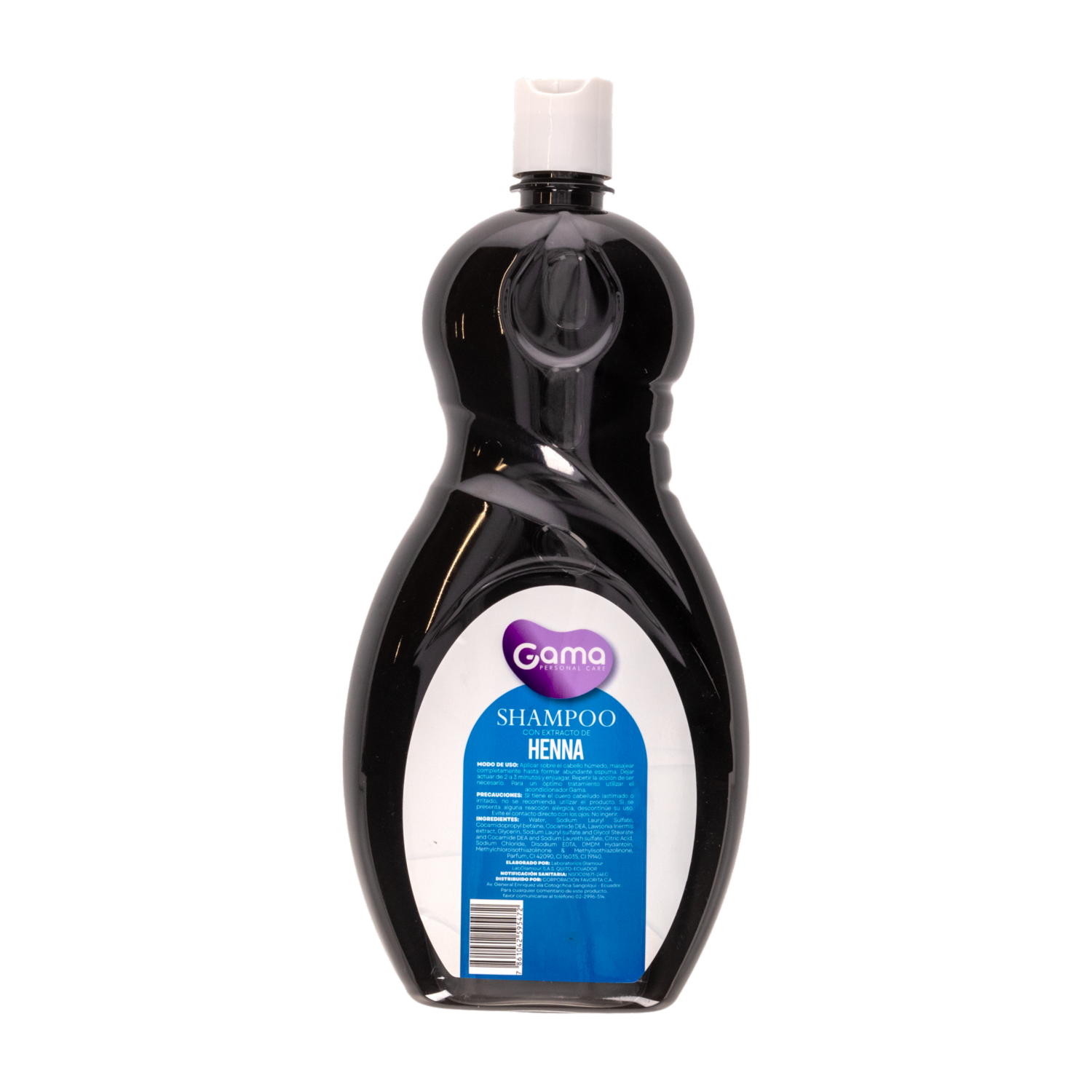 Shampoo De Cabello Con Henna GAMA 1000 Ml