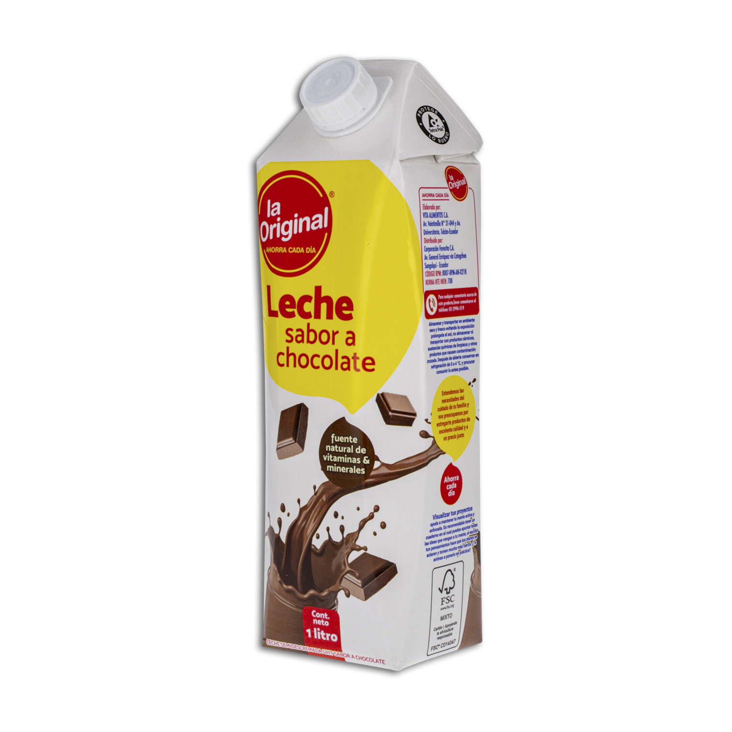 Leche Saborizada De Chocolate LA ORIGINAL 1 L