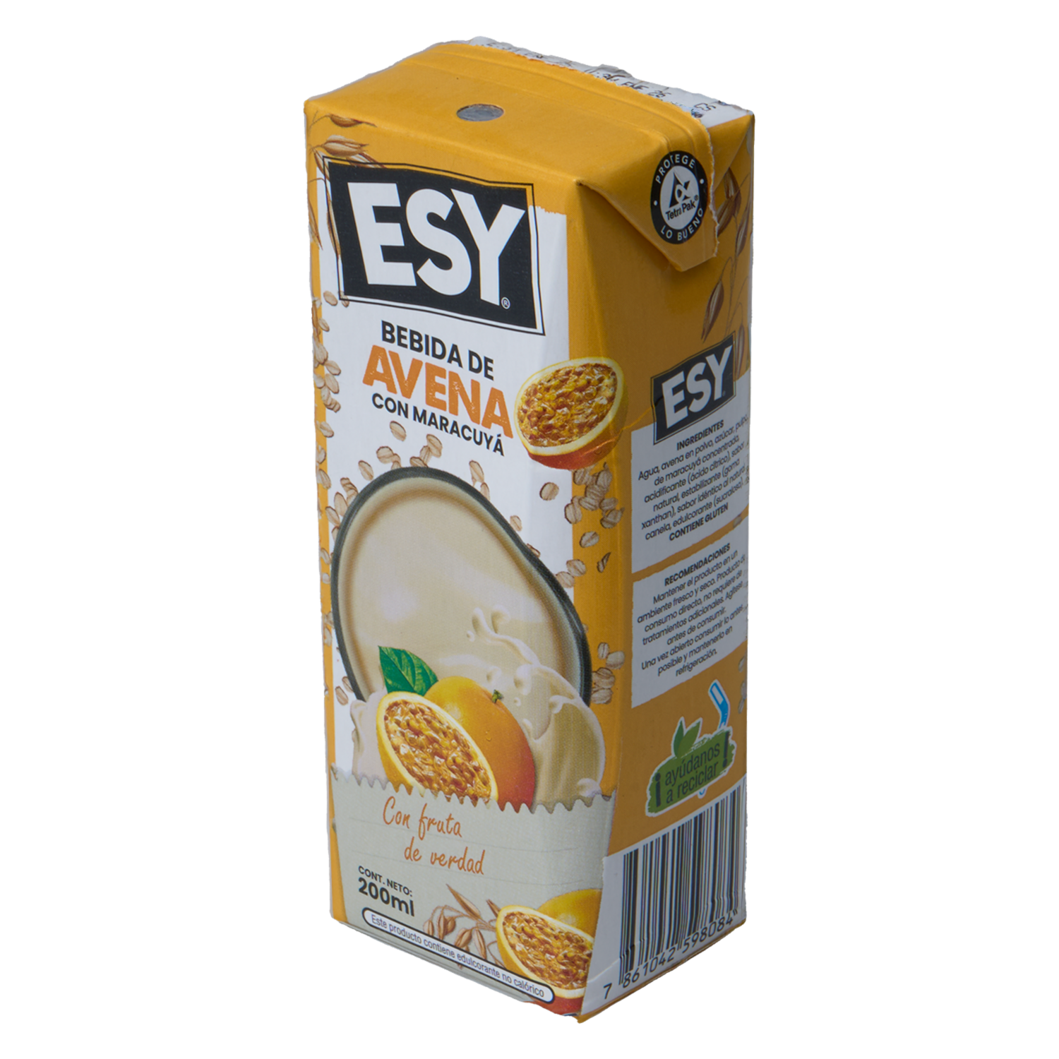 Bebida De Avena Con Maracuyá ESY 200 Ml