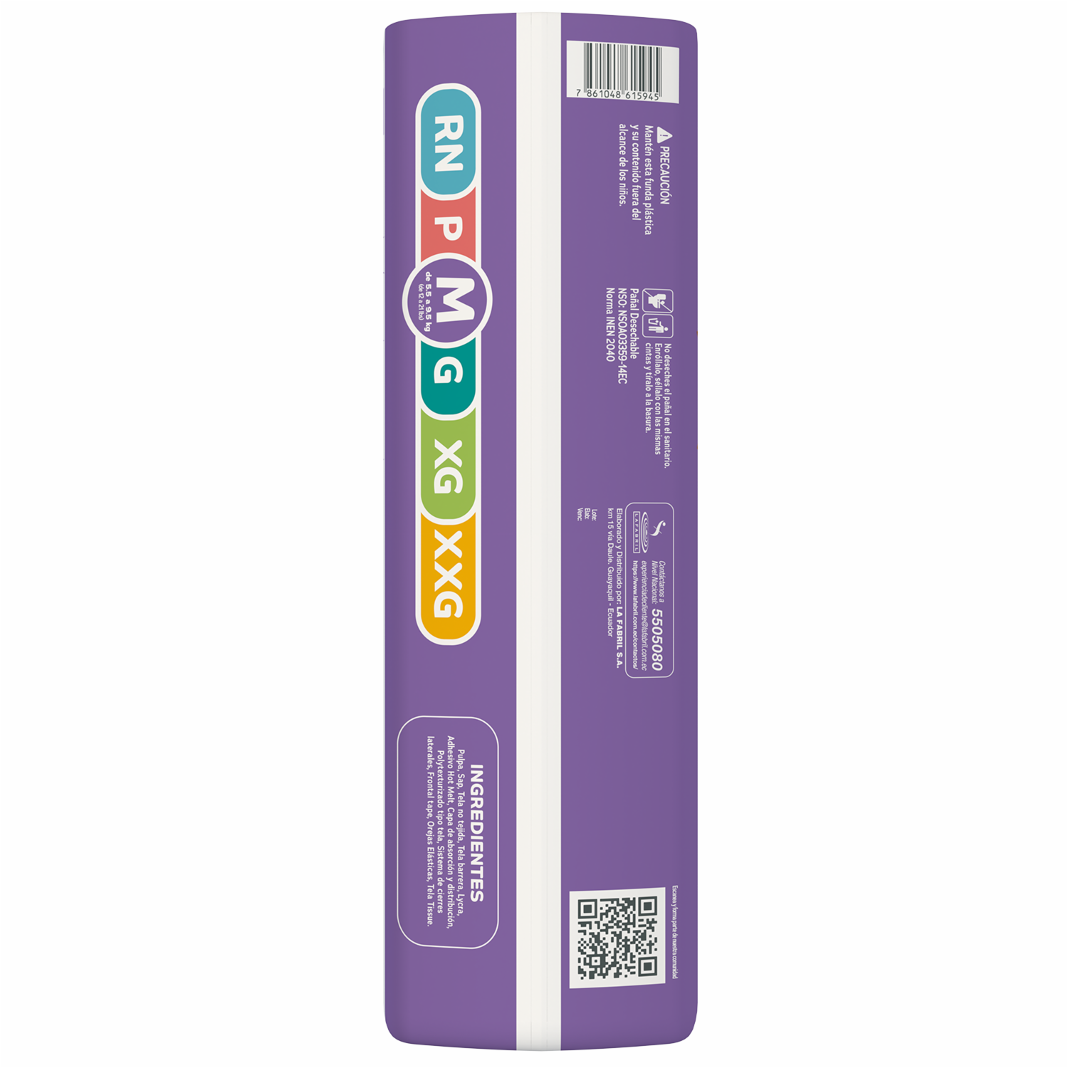 Pañales Desechables Protect Plus Para 5,5 A 9 Kg NAPPIS X 52 Uds