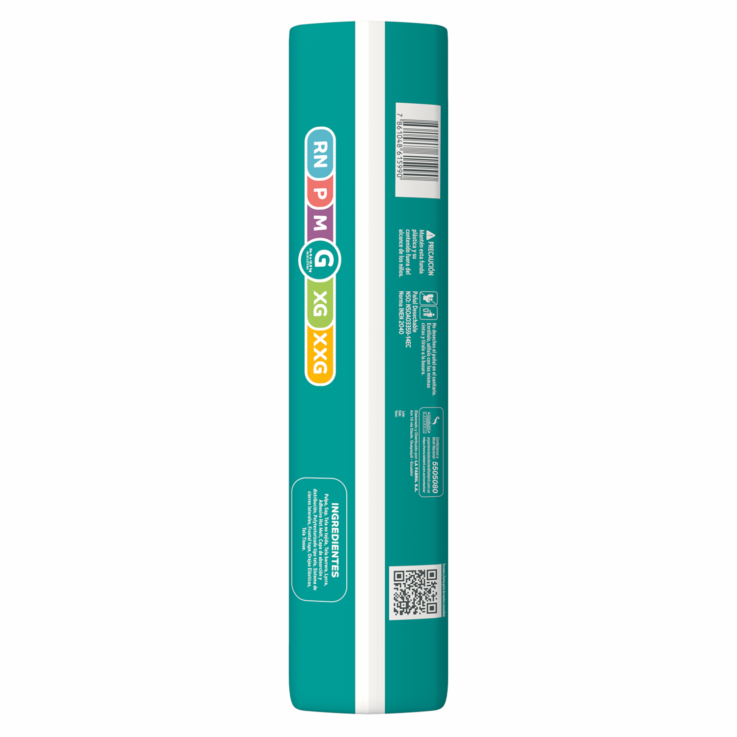 Pañales Desechables Protect Plus Para 9 A 12 Kg NAPPIS X 44 Uds