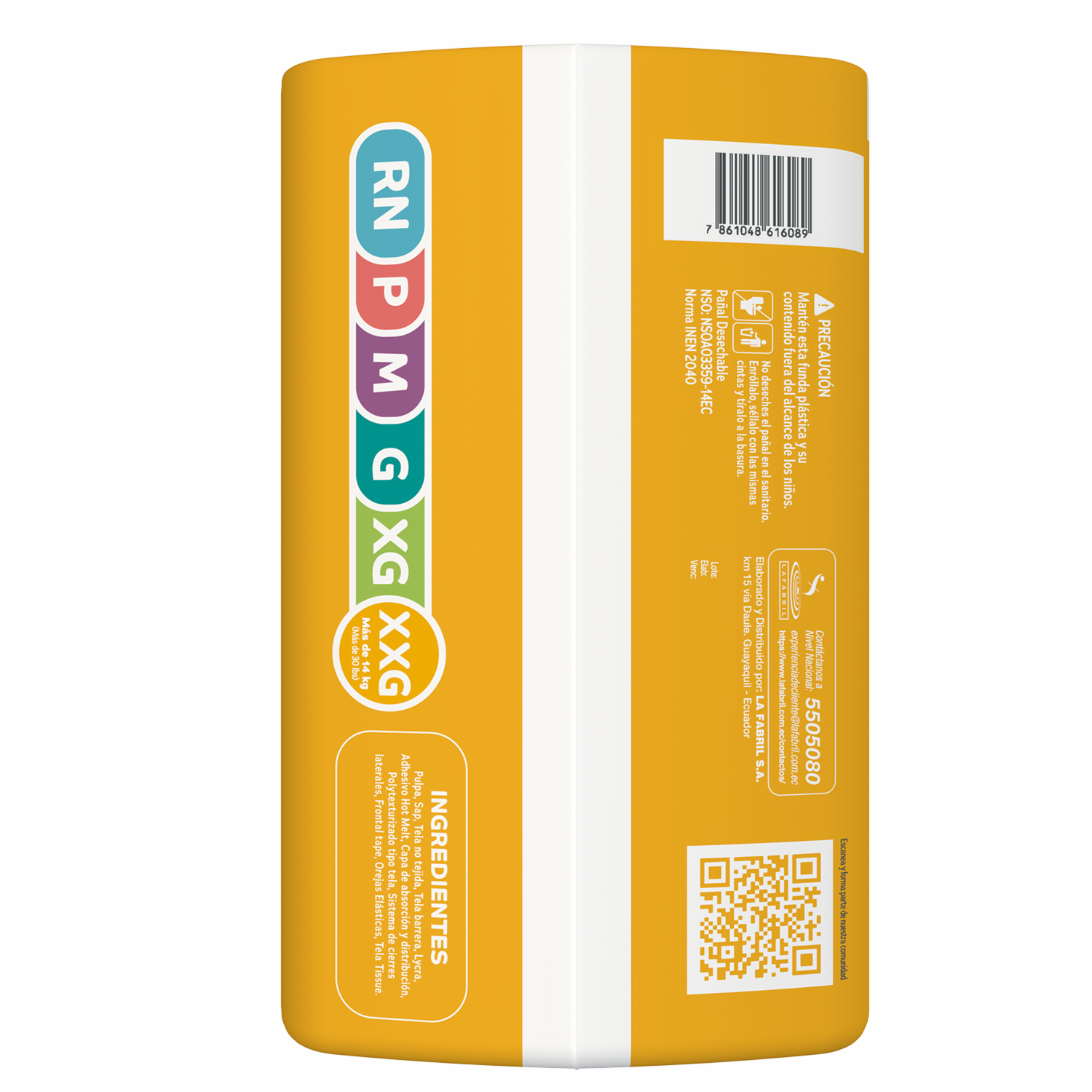 Pañales Desechables Protect Plus Para Más De 14 Kg Ahorra Pack NAPPIS X 100 Uds