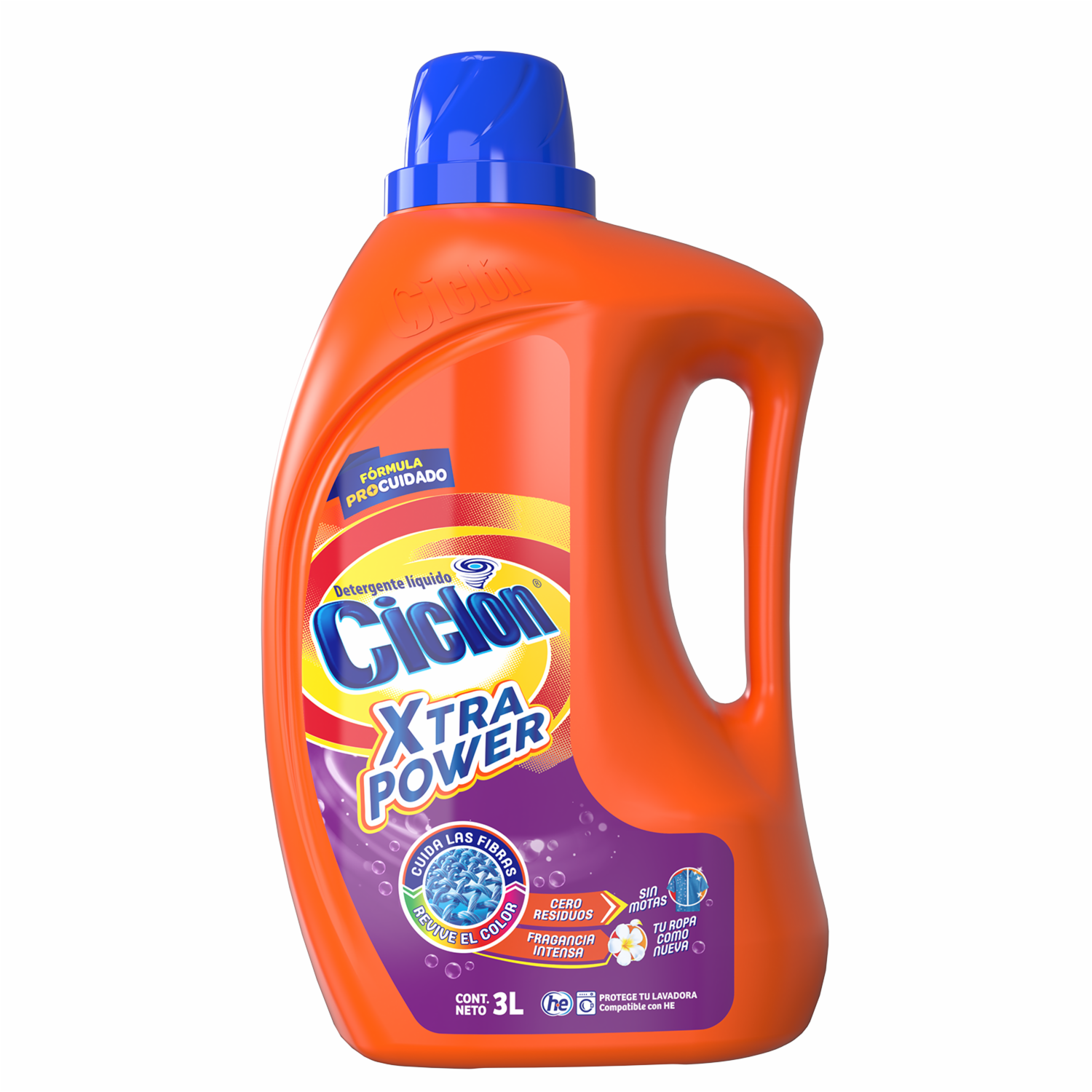 Detergente Líquido Xtra Power CICLÓN 3000 Ml