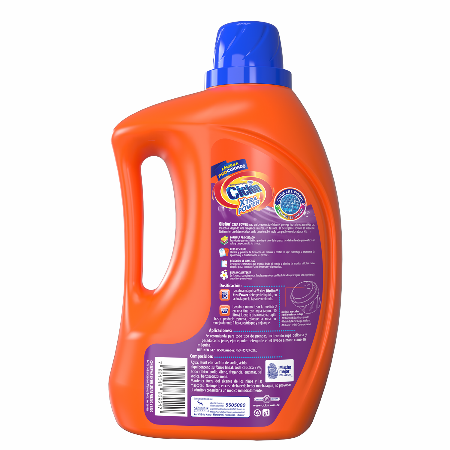 Detergente Líquido Xtra Power CICLÓN 3000 Ml