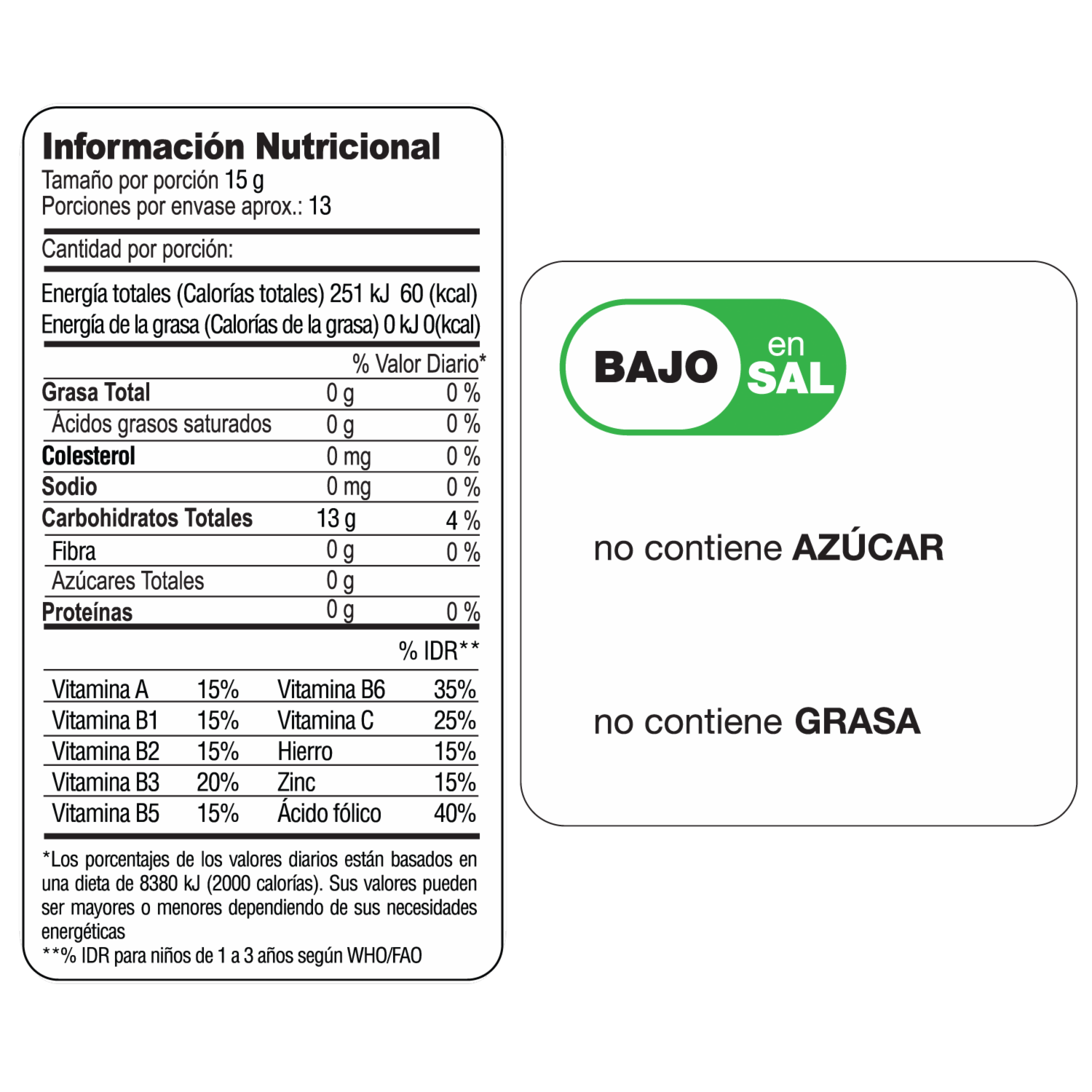 Colada Sabor Manzana TAPIOKITA 200 G