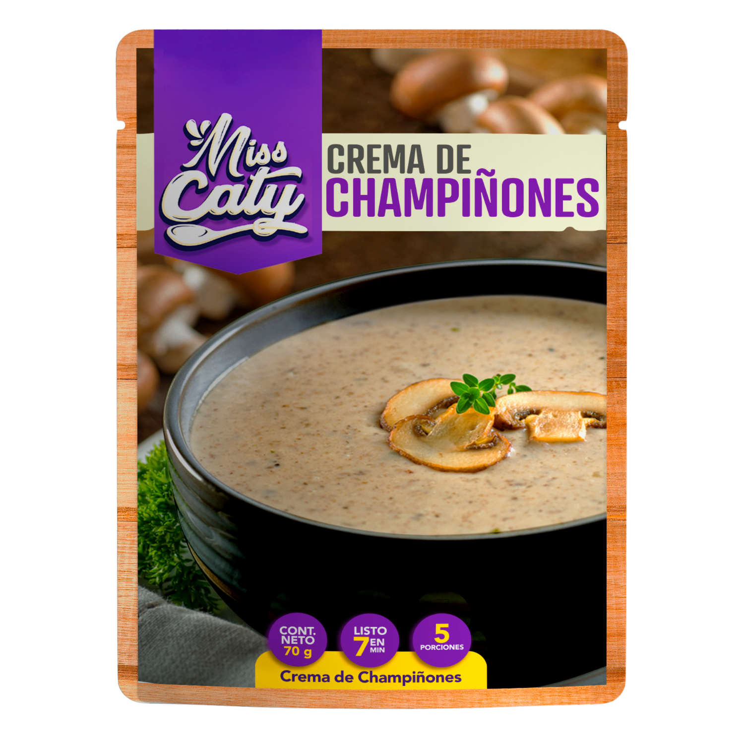 Crema Instantánea De Champiñones MISS CATY 70 G