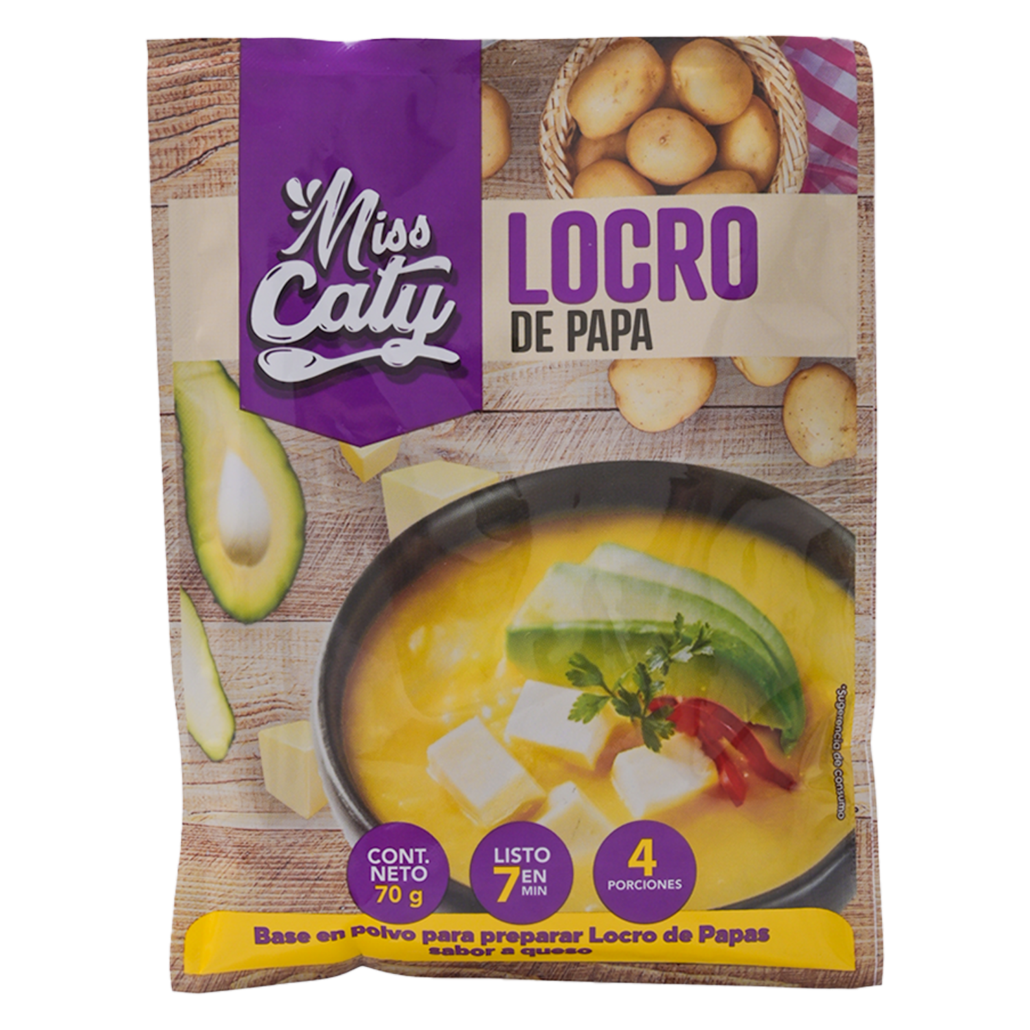 Sopa Instantánea Locro De Papas En Polvo Premezcla MISS CATY 70 G