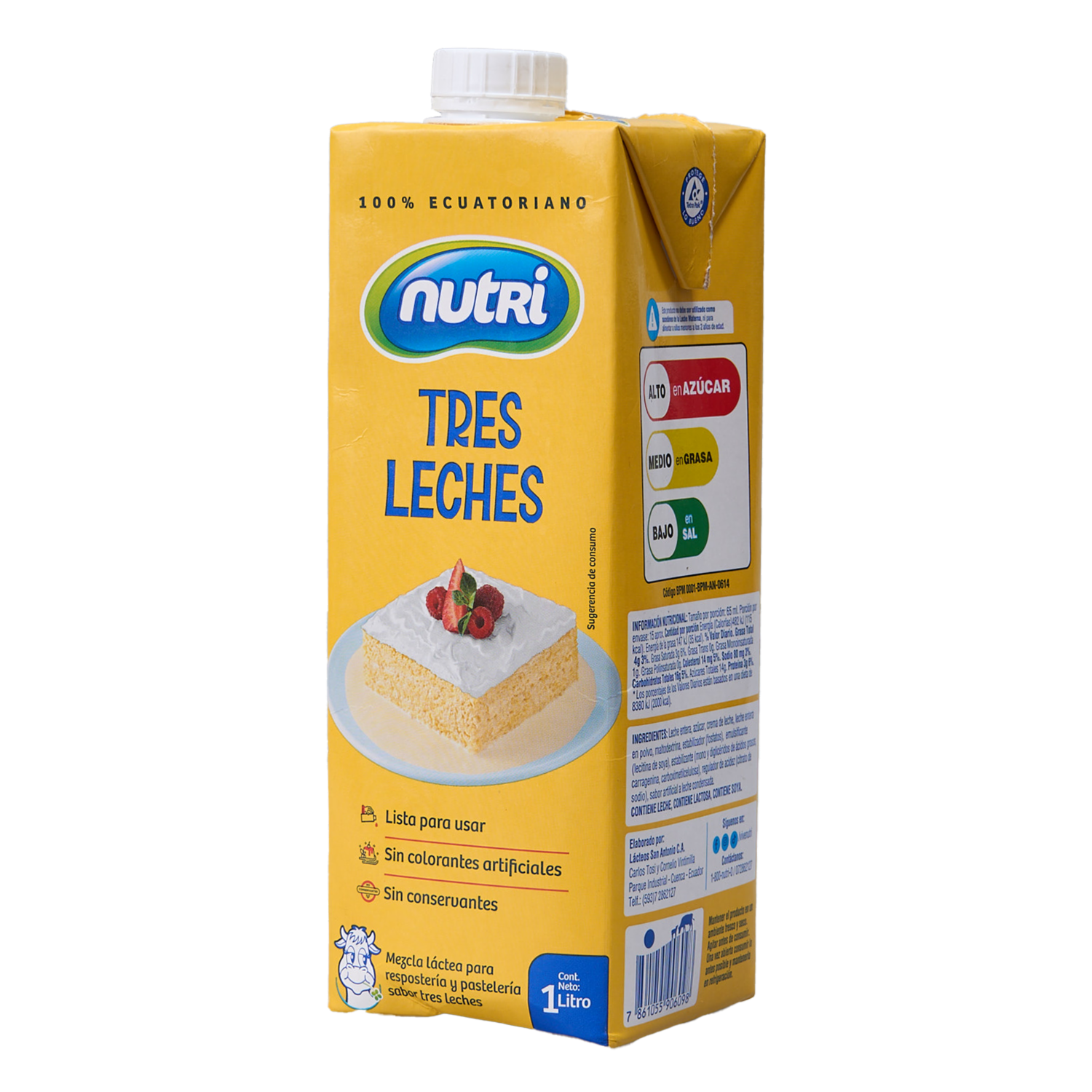 Tres Leches Premezcla NUTRI 1 Litro