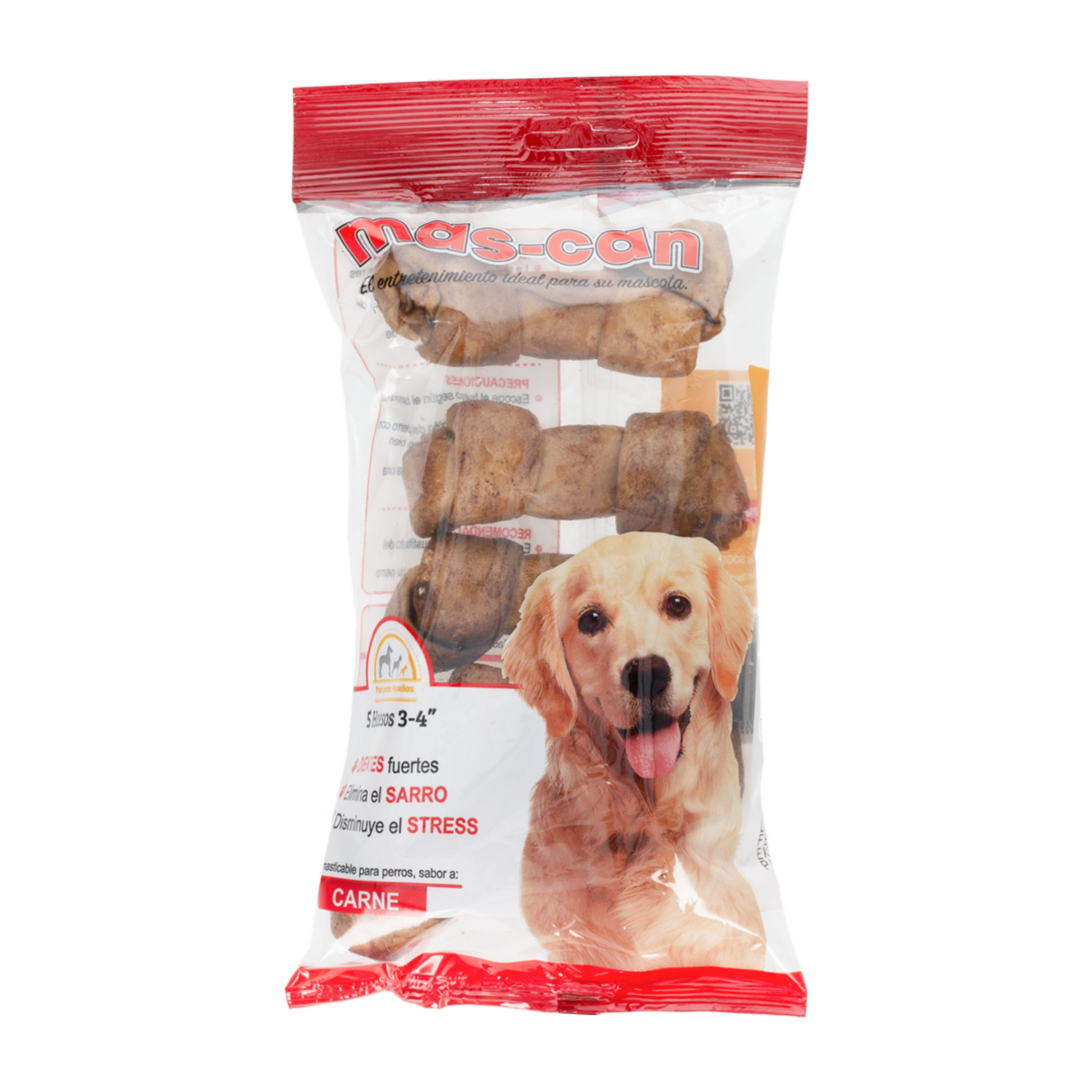 Huesitos Para Perros De Carnaza Ahumado MAS-CAN X 5 Uds