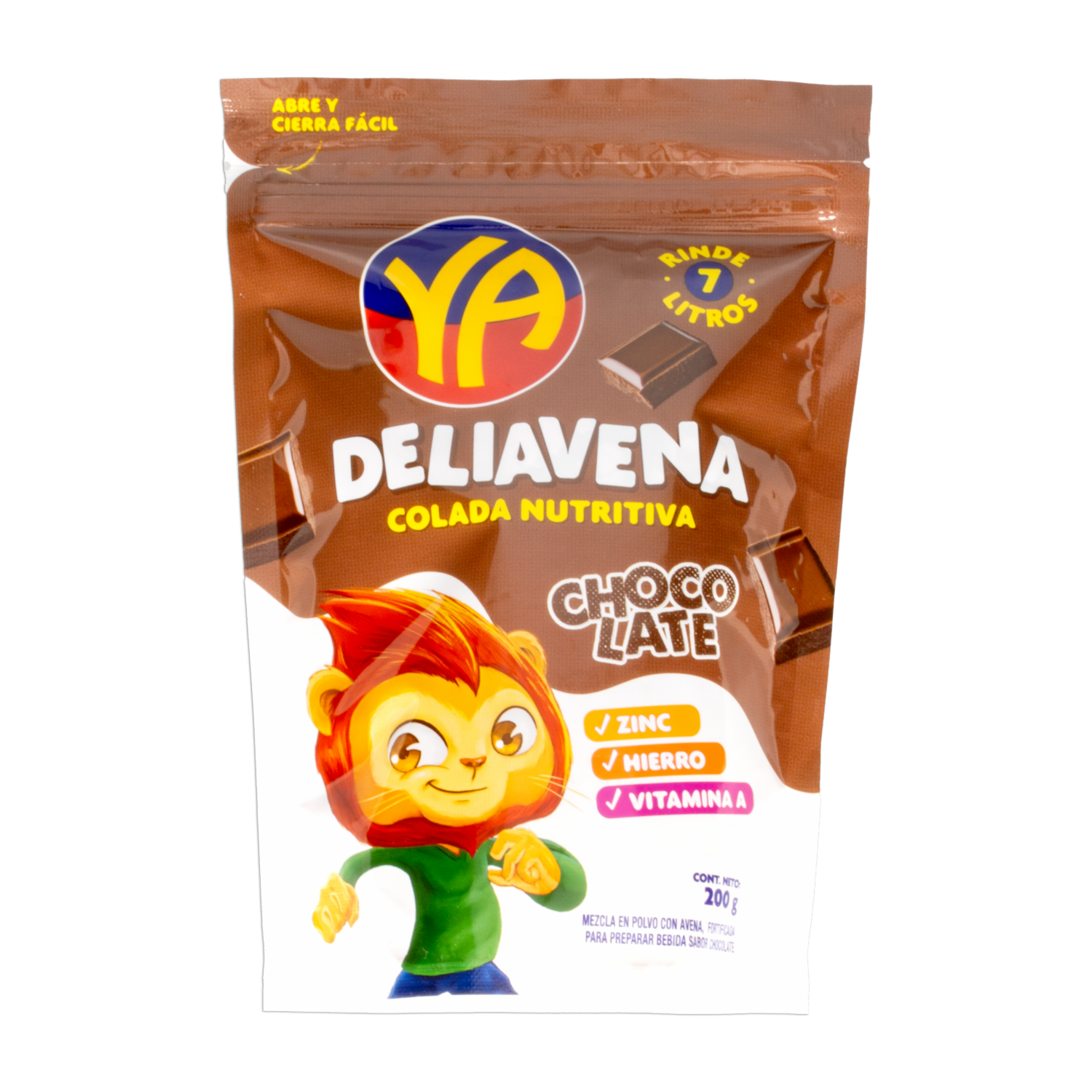 Deliavena En Polvo Sabor A Chocolate YA 200 G
