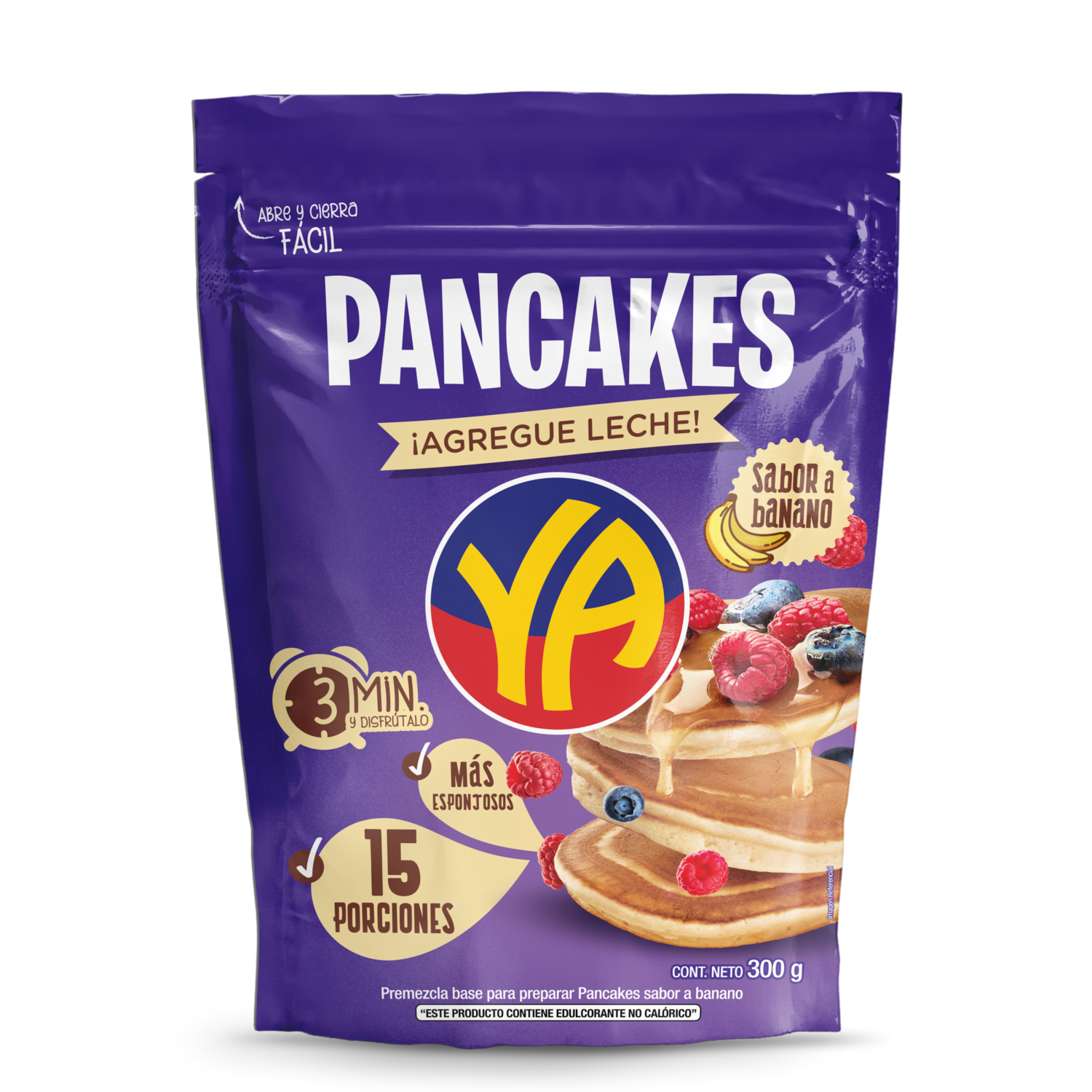 Premezcla Para Pancake De Banano YA 300 G