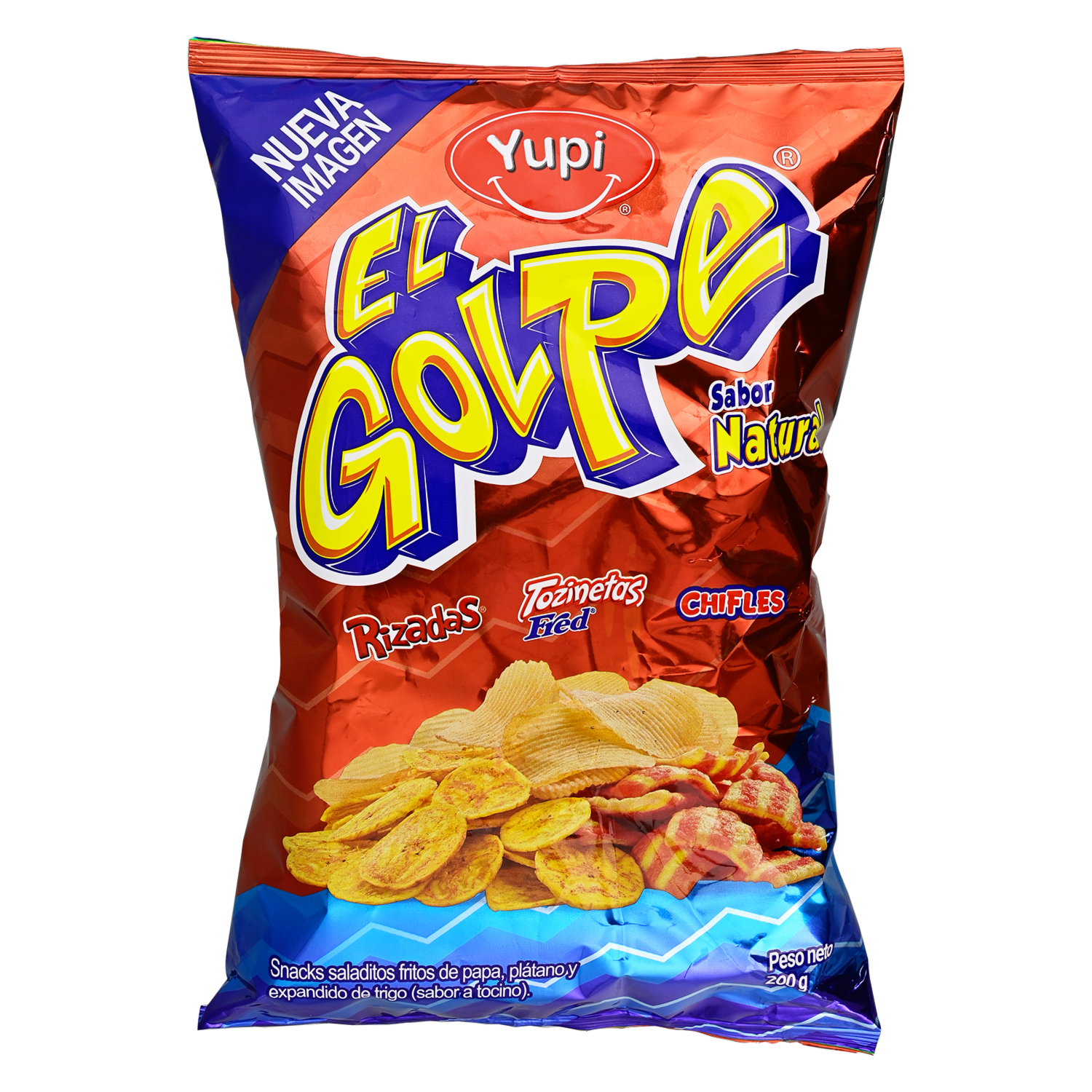 Papas, Chifles Y Tocinetas Original EL GOLPE 200 g