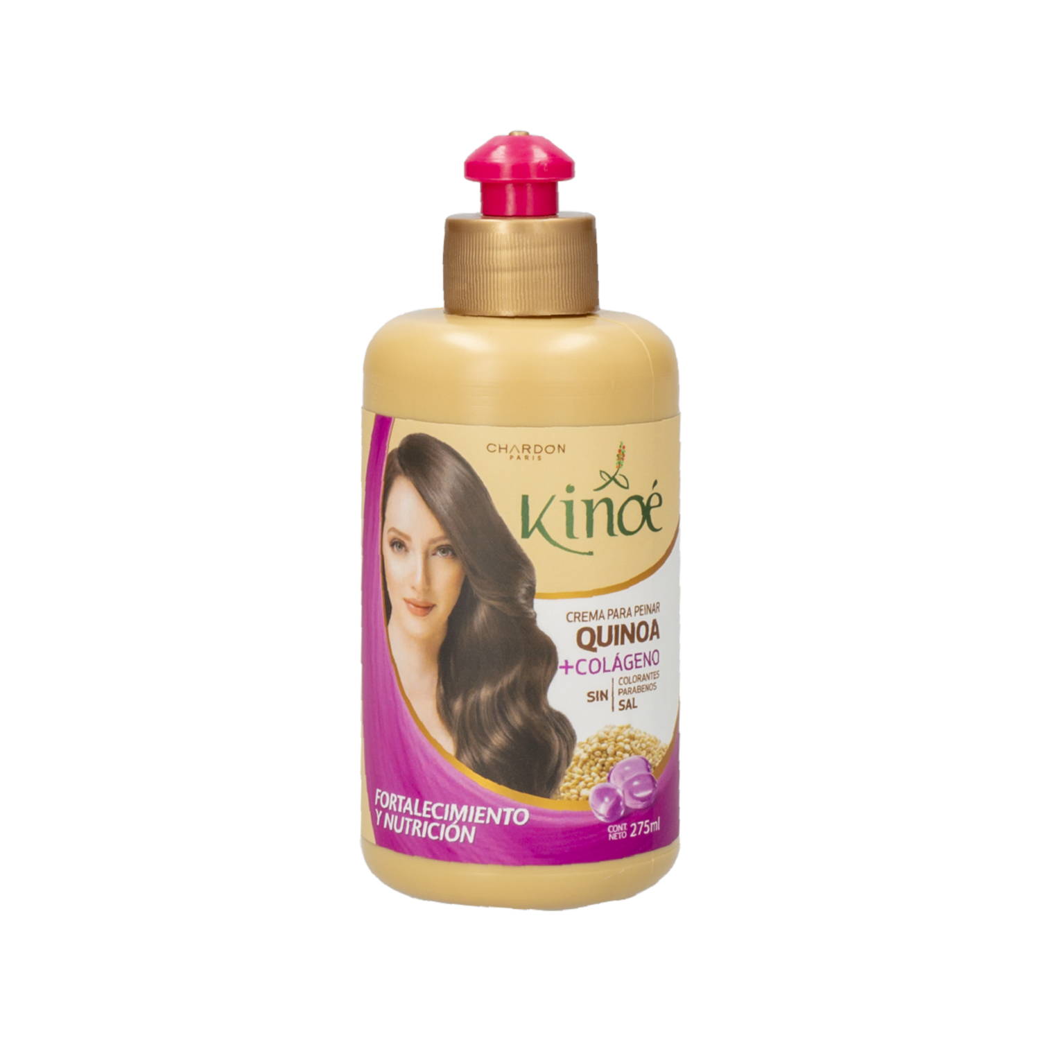 Crema Capilar De Peinar De Colágeno Fortalecimiento Nutri KINOÉ 275 Ml