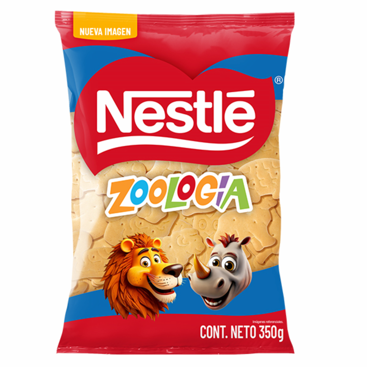 Galletas Dulces Sabor A Vainilla ZOOLOGIA 350 G