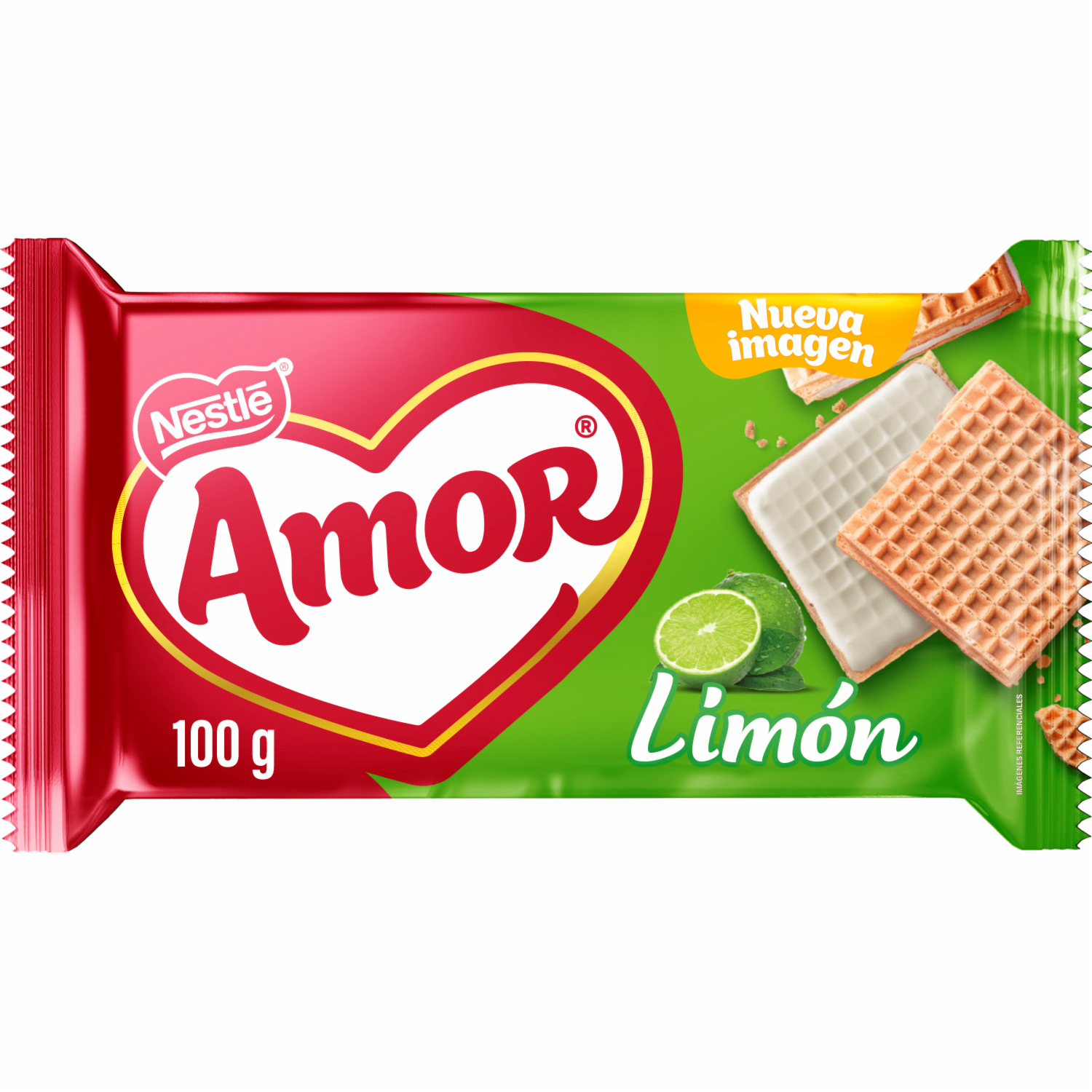 Galletas Dulces Waffer Limón AMOR 100 G