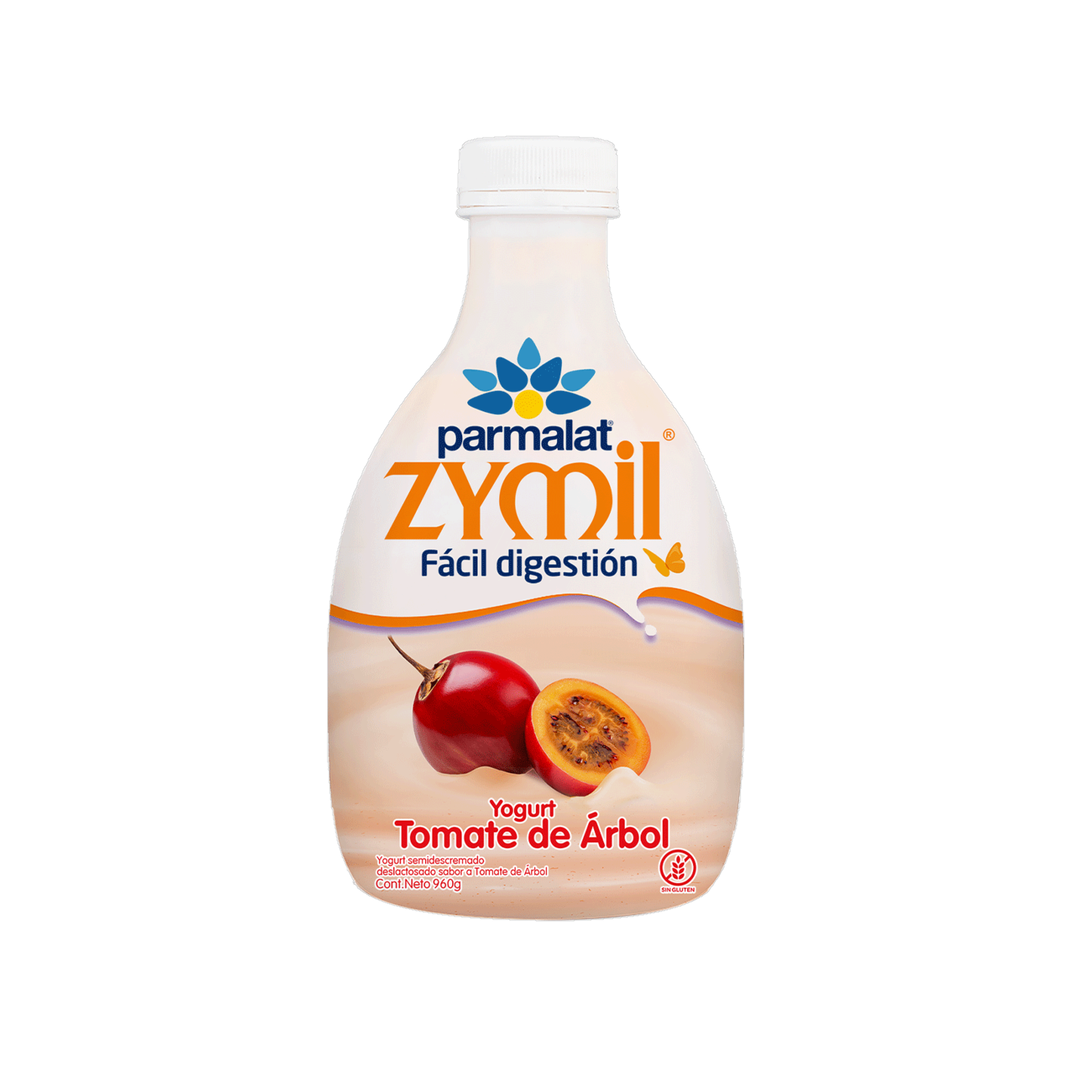 Yogurt Semidescremado Tomate De Árbol Zymil PARMALAT 960 g
