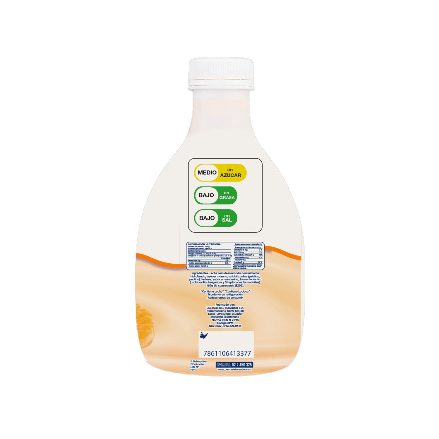 Yogurt Semidescremado Mandarina PARMALAT 960 G