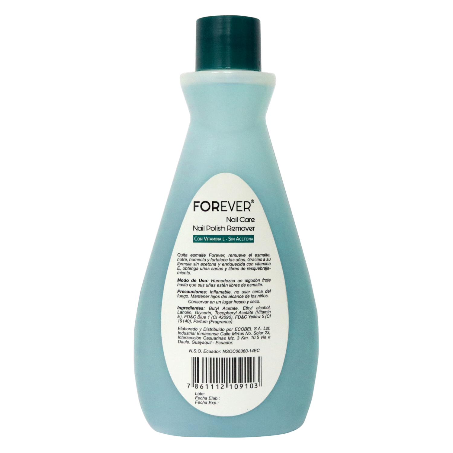 Quita Esmalte Vitamina E FOREVER 280 Ml