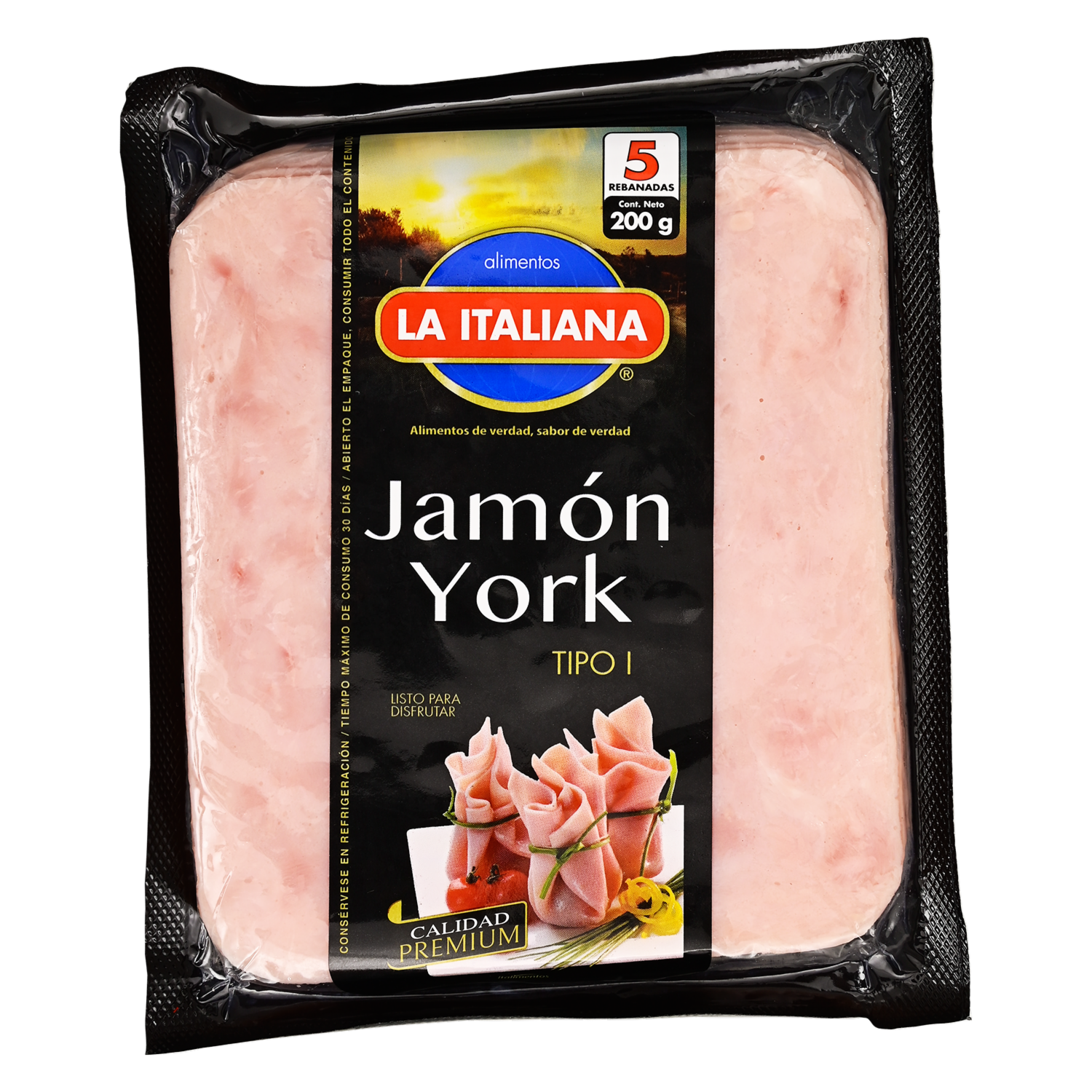 Jamón York LA ITALIANA 200G