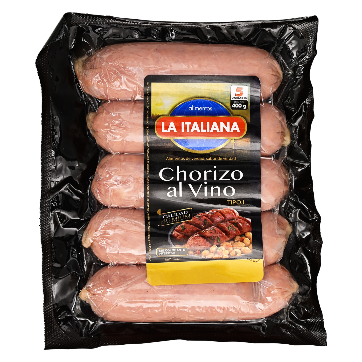Chorizo Al Vino LA ITALIANA 400 G
