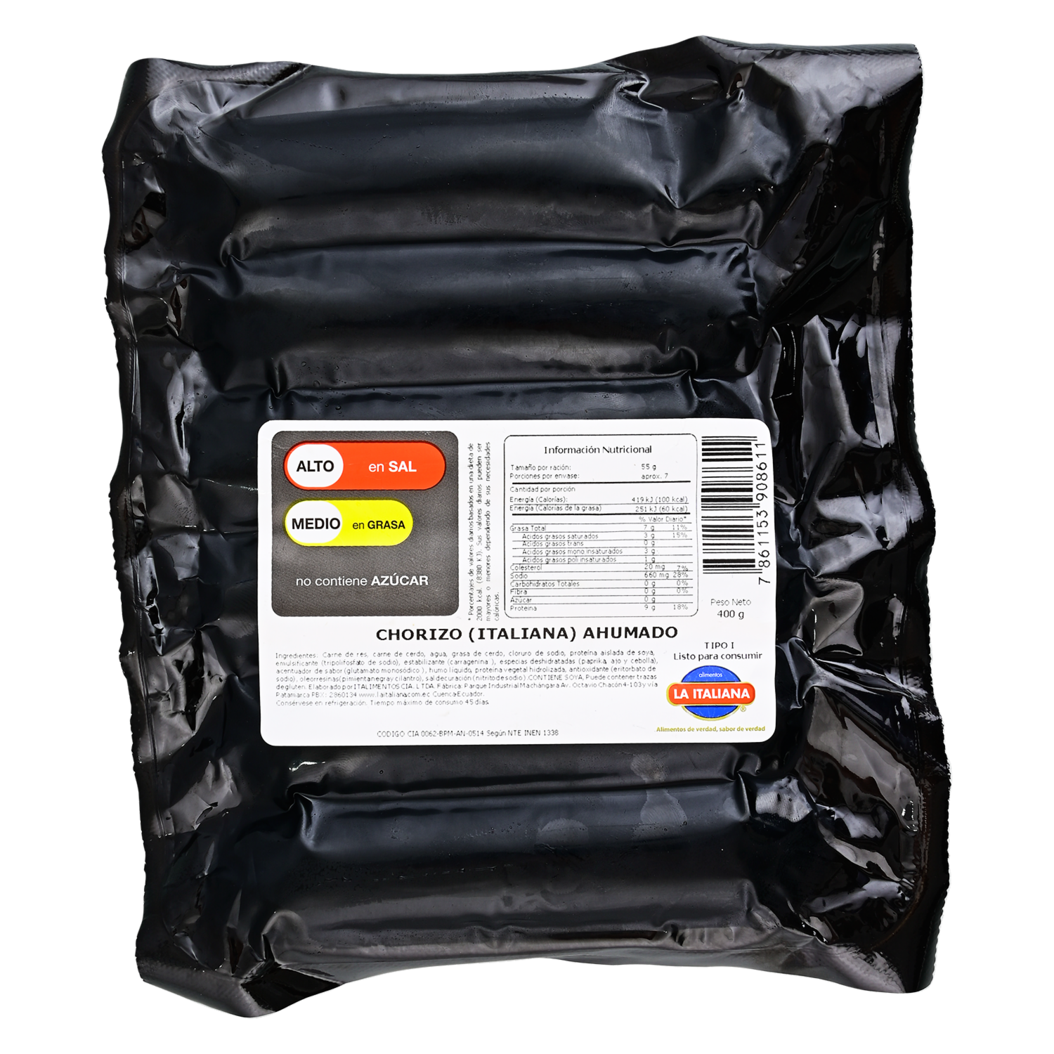 Chorizo Ah Italiana LA ITALIANA 400 G