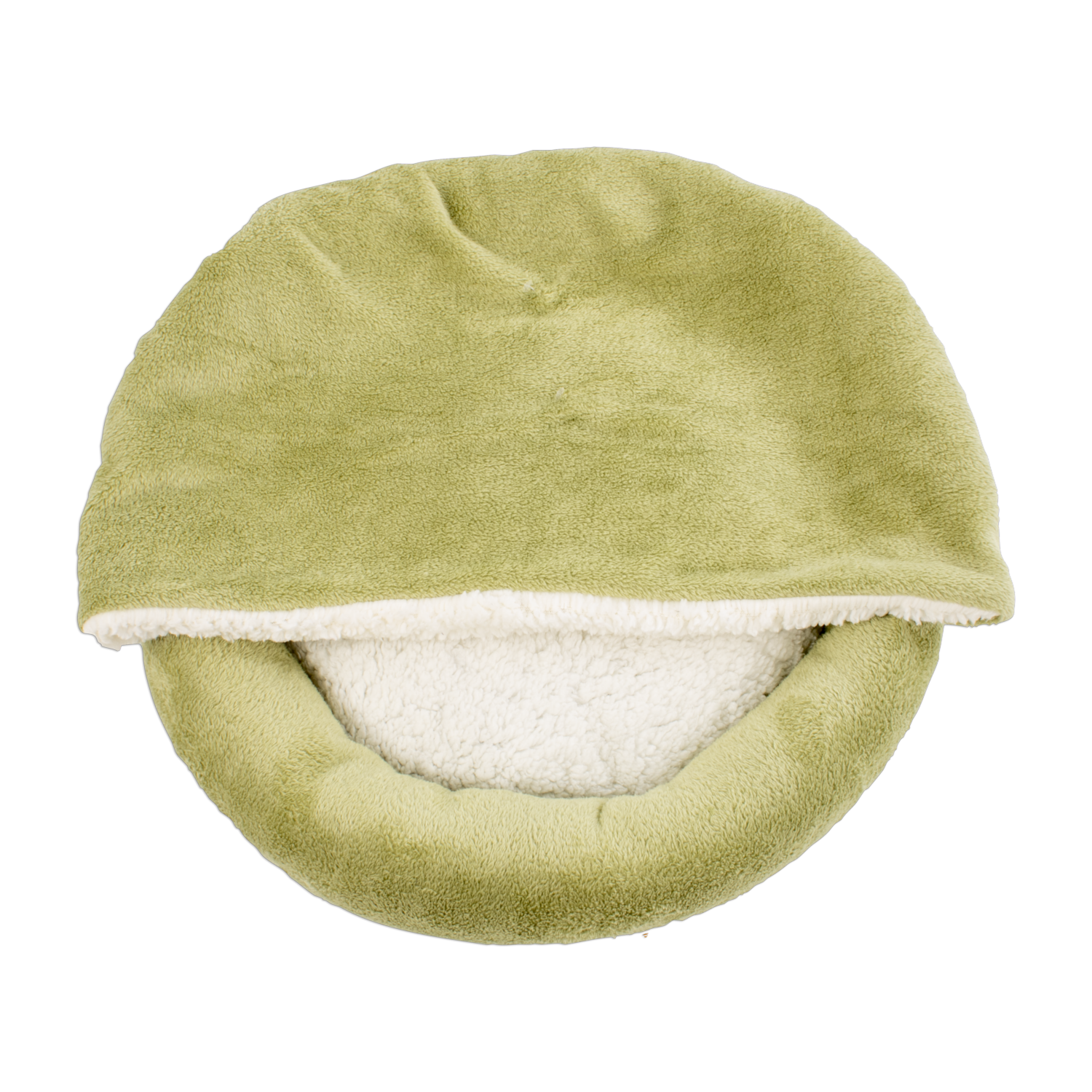 Cama Con Cobija Redonda Para Mascota THE PET FACTORY Talla Small