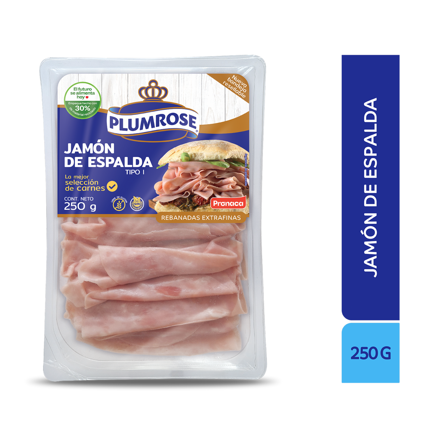 Jamón De Espalda Shaved PLUMROSE 250 G