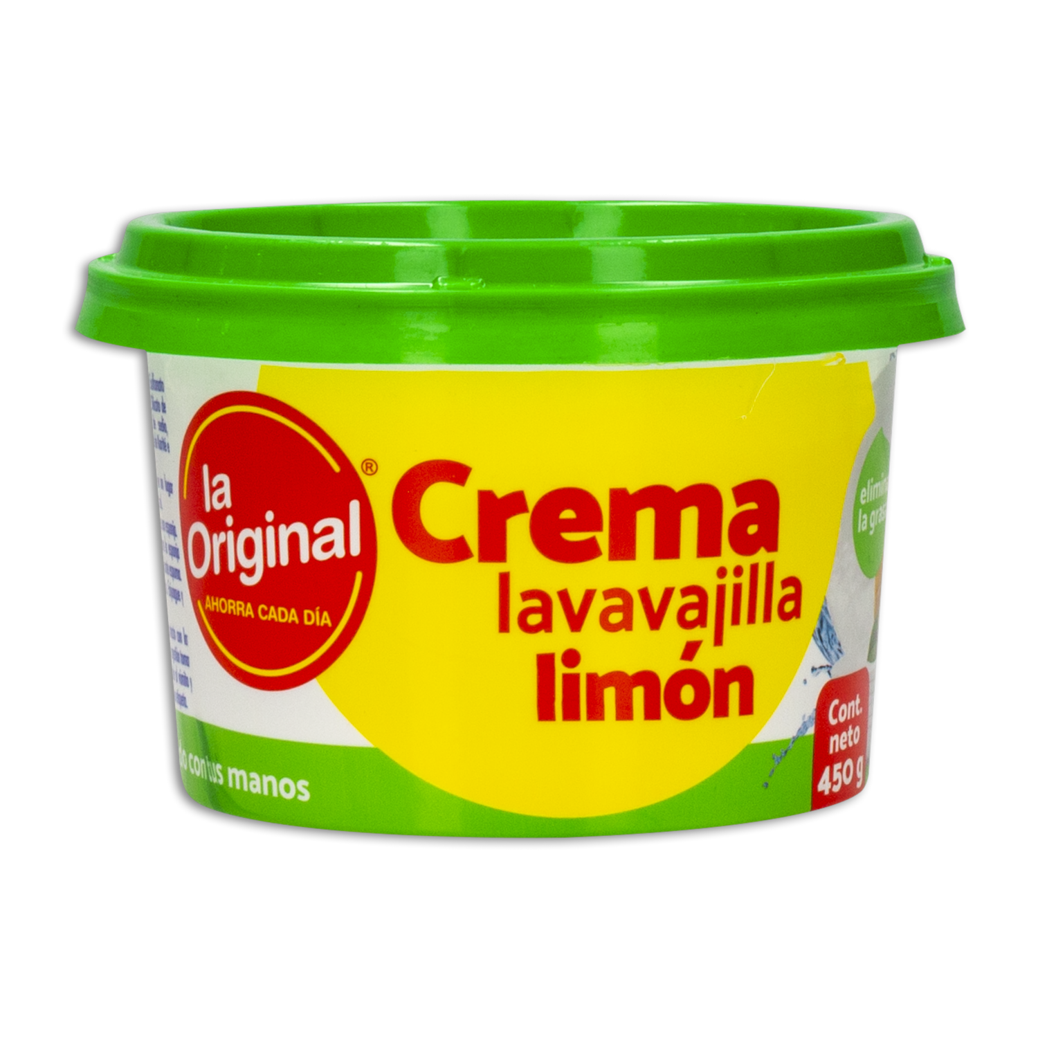Crema Lavavajilla Aroma Limón LA ORIGINAL 450 G