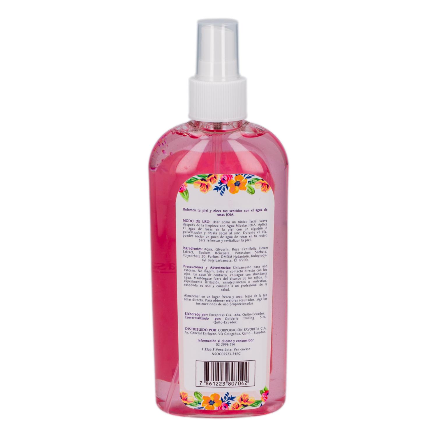 Agua De Rosas Facial JOIA 250 Ml