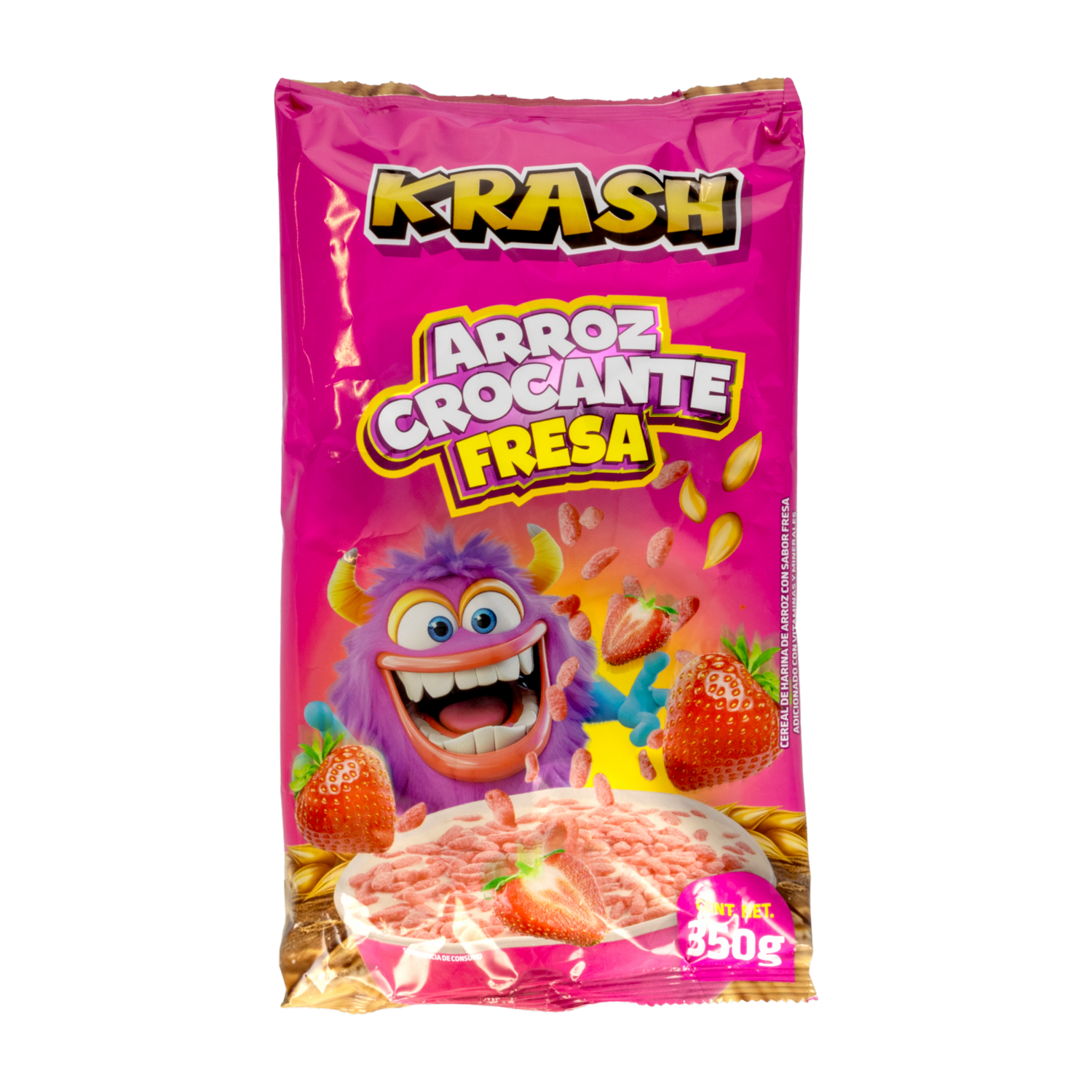 Cereal Sabor A Fresa KRASH 350 G