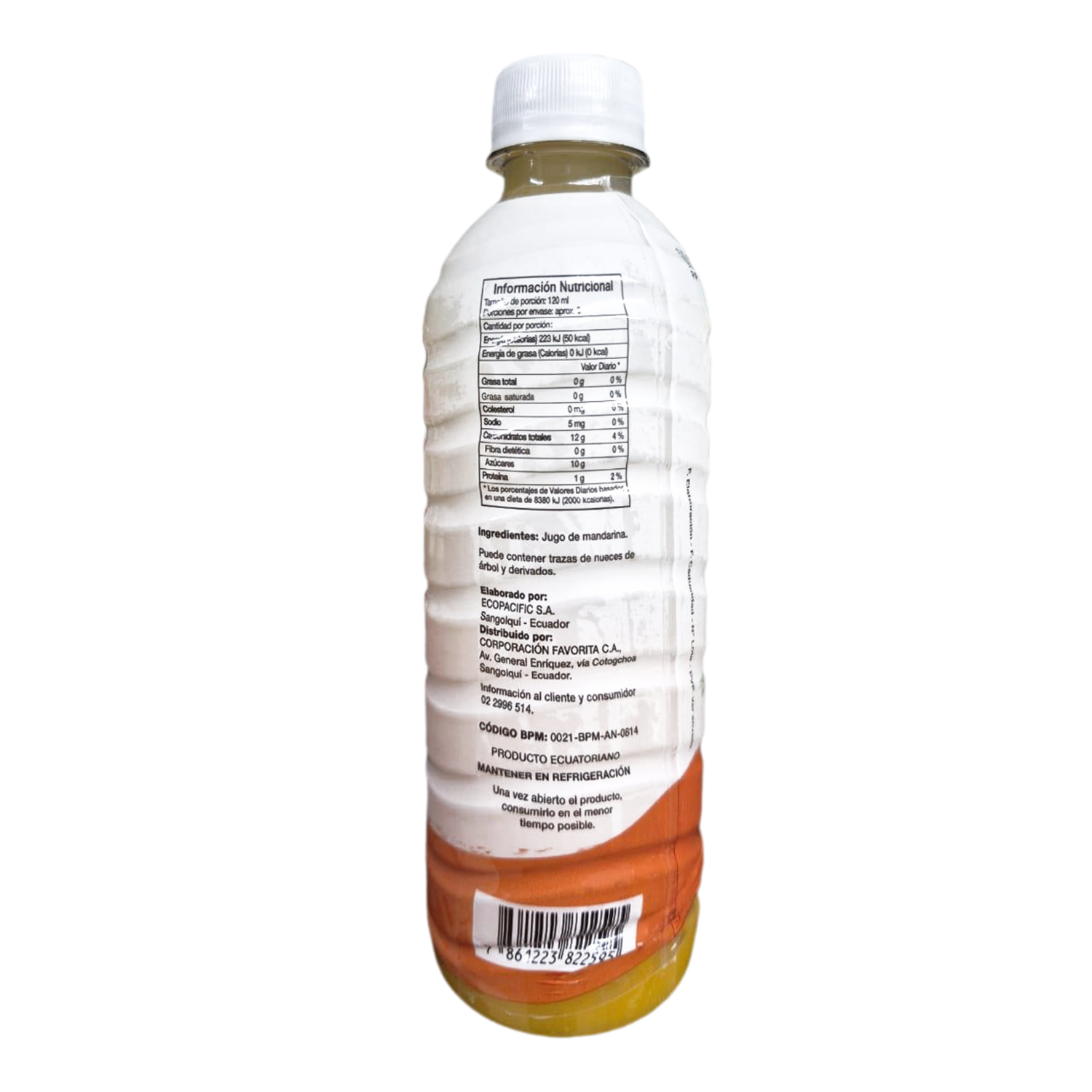 Jugo De Mandarina En Botella EL ARTESANAL 350 Ml