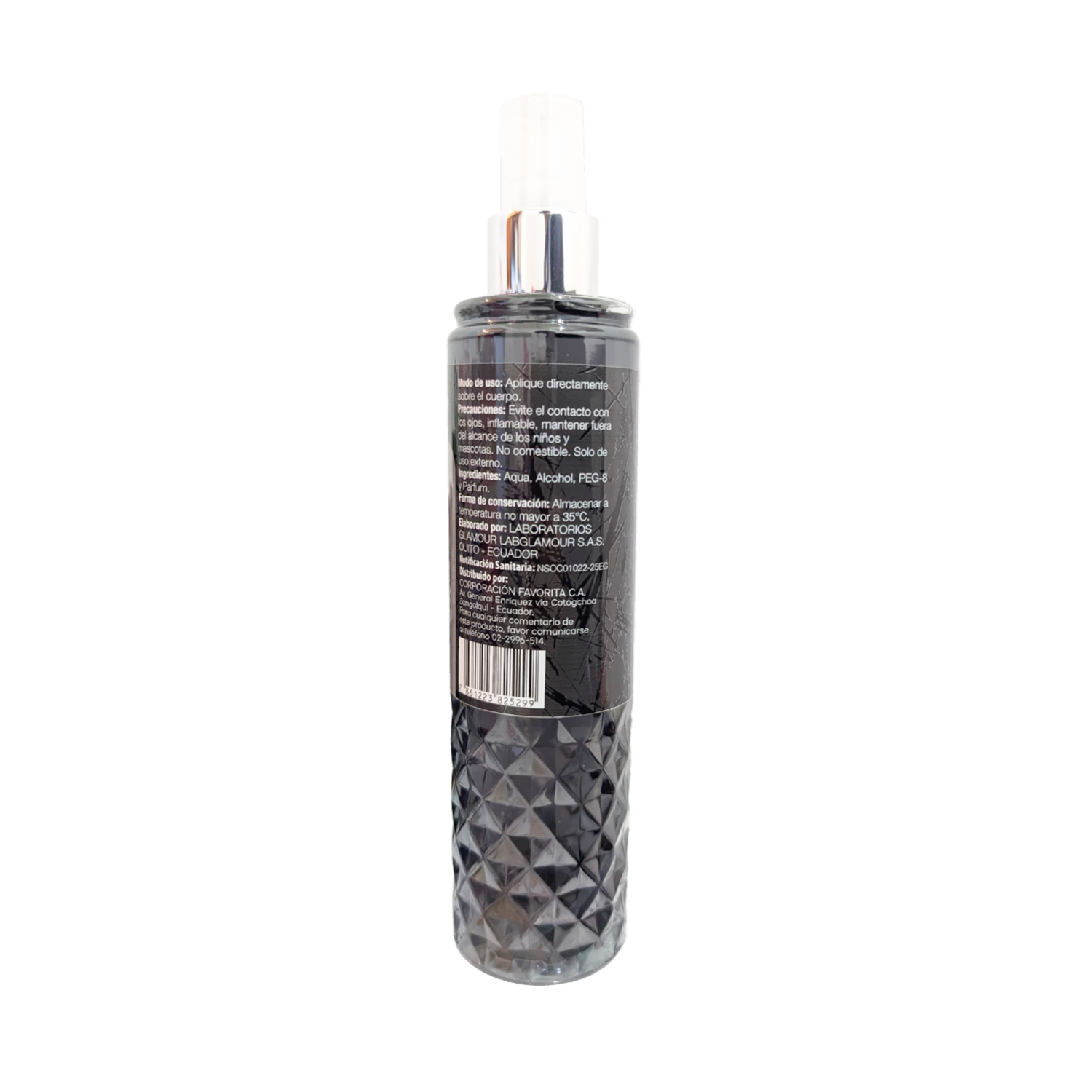 Body Splash Caballero Fragancia Dulce Amaderada Gingham Gorgeus GAMA 236 Ml