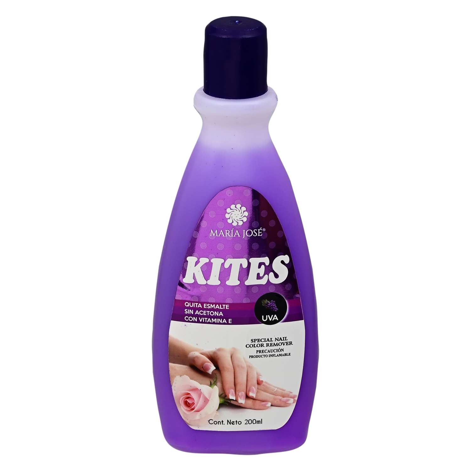 Quita Esmalte Lila KITES 200 Ml