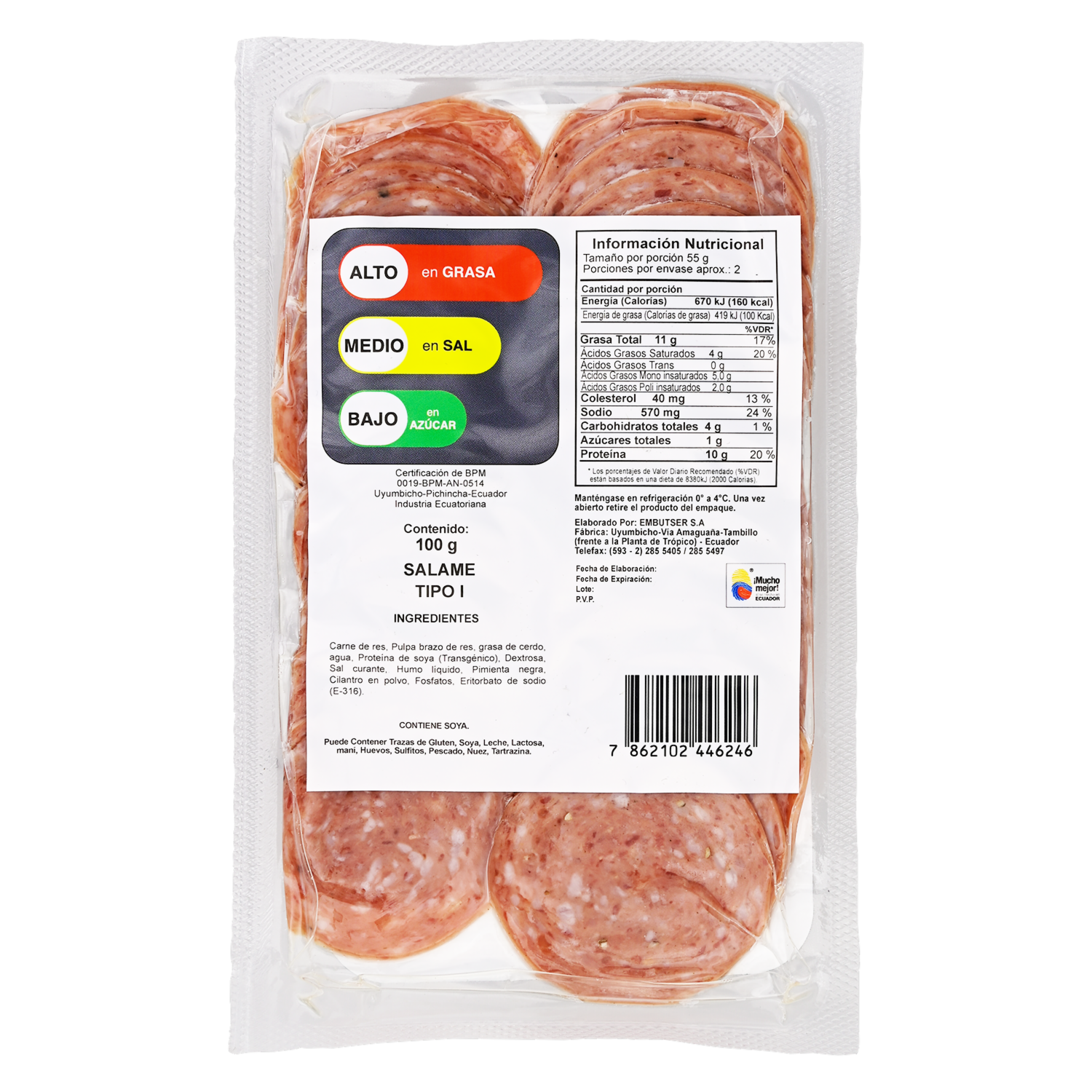 Salame Horneado FEDERER 100 G