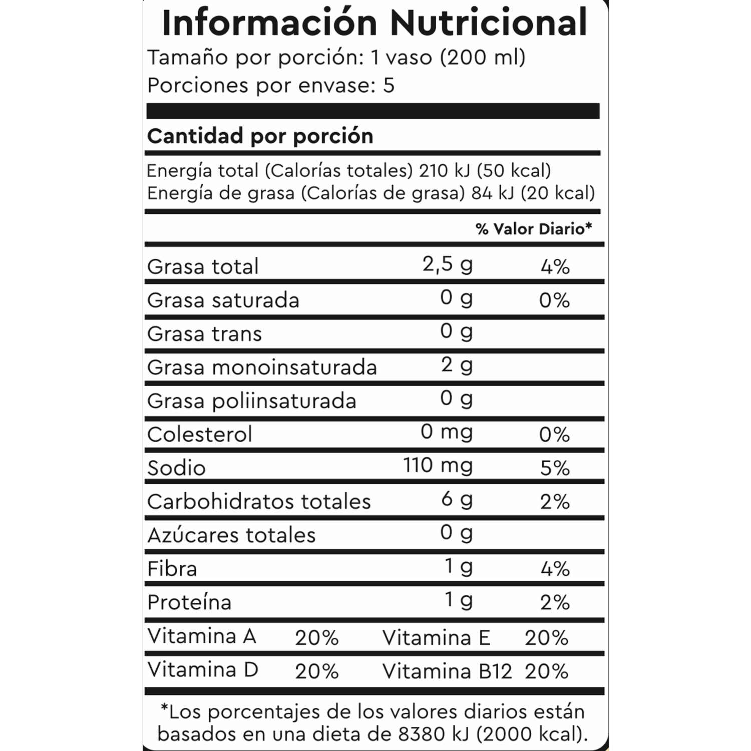 Bebida De Nueces Almendras, Avellanas Y Macadamias Sin Azúcar TRÜ 1 Litro